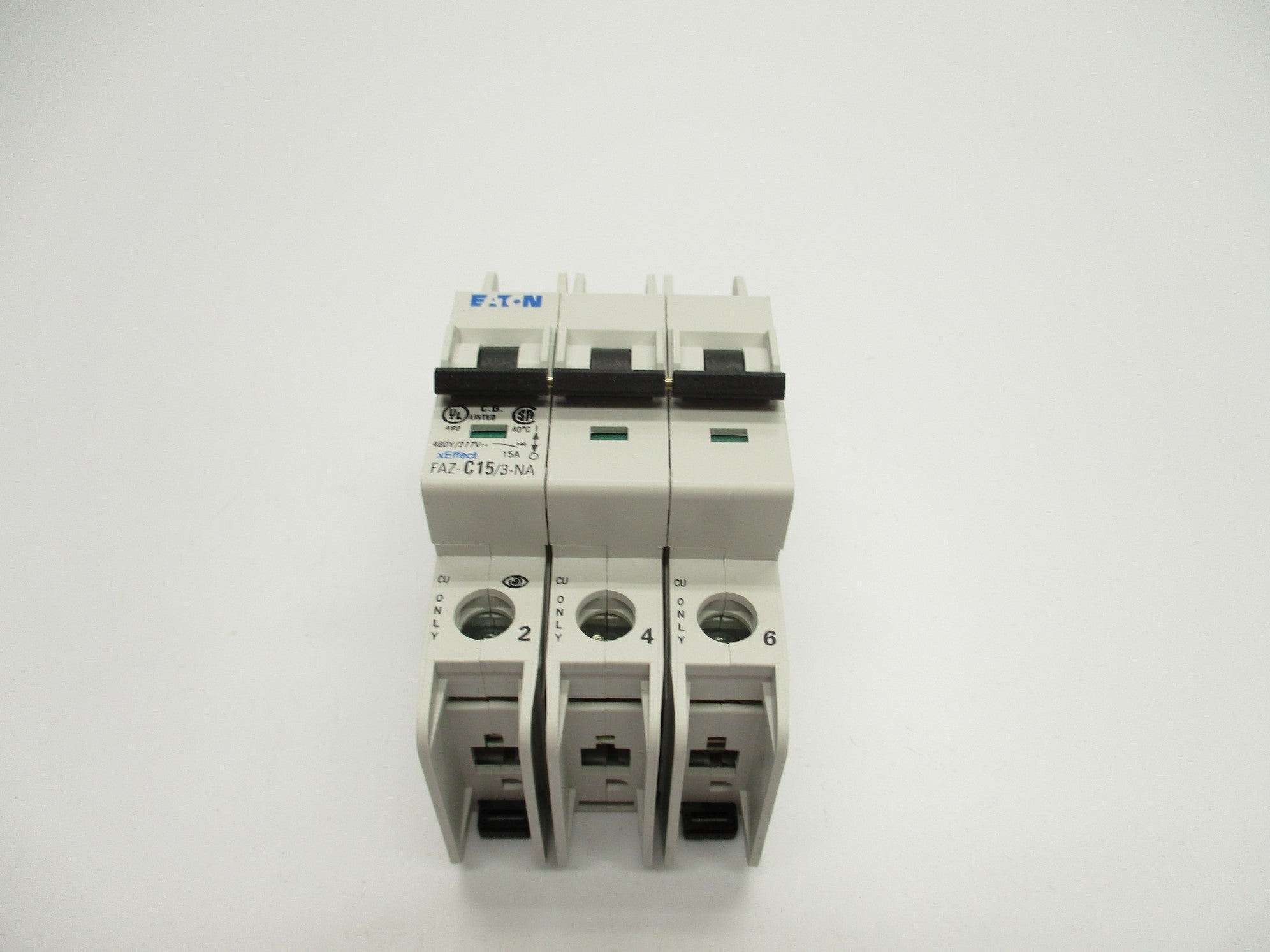 EATON FAZ-C15/3-NA 15A 480/277VAC NSMP