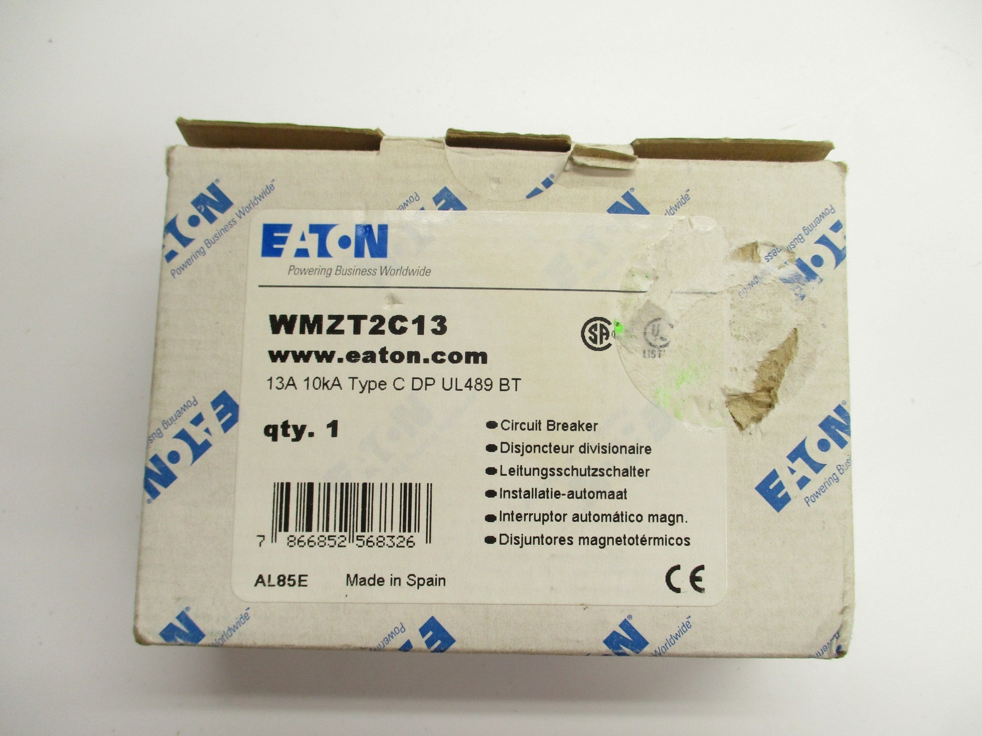 EATON WMZT2C13 13A 480/277V NSMP
