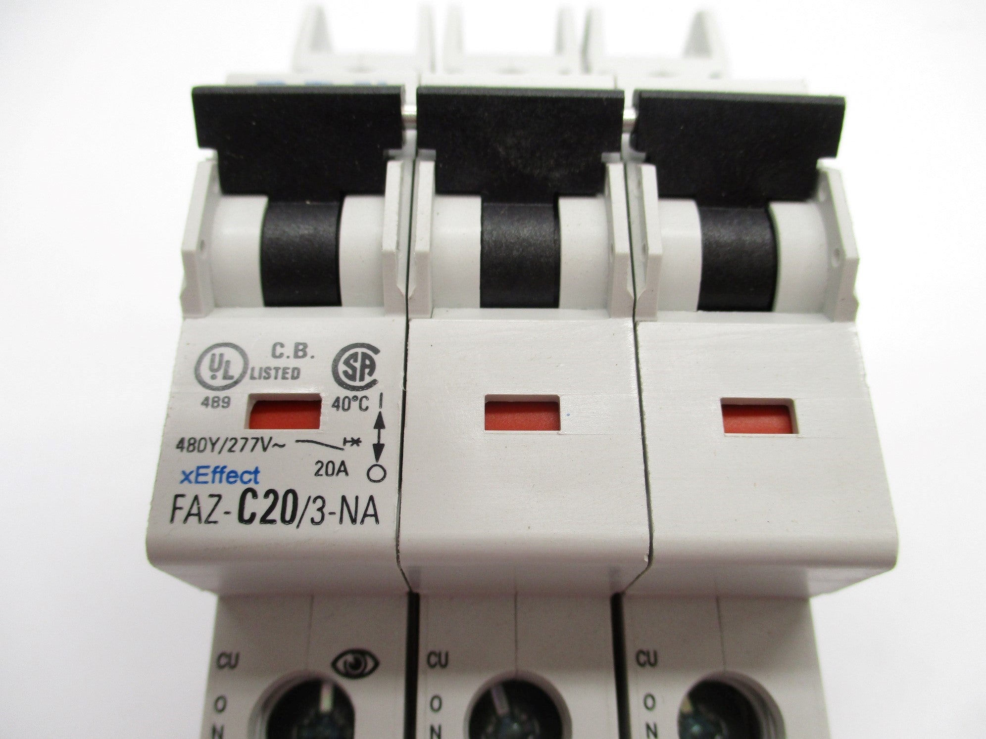 EATON FAZ-C20/3-NA 20A 480/277VAC NSMP
