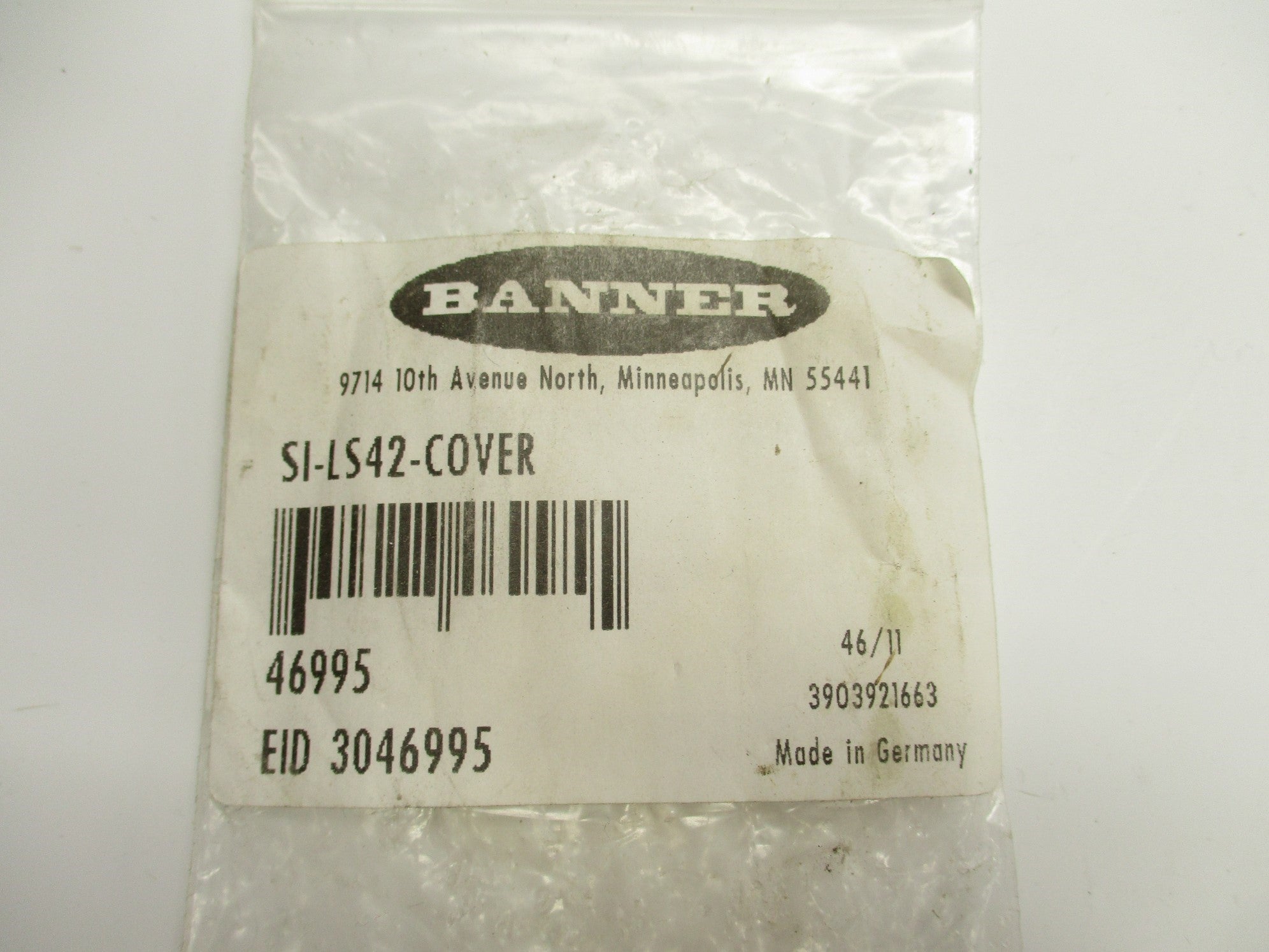 BANNER ENGINEERING SI-LS42-COVER 46995 NSMP