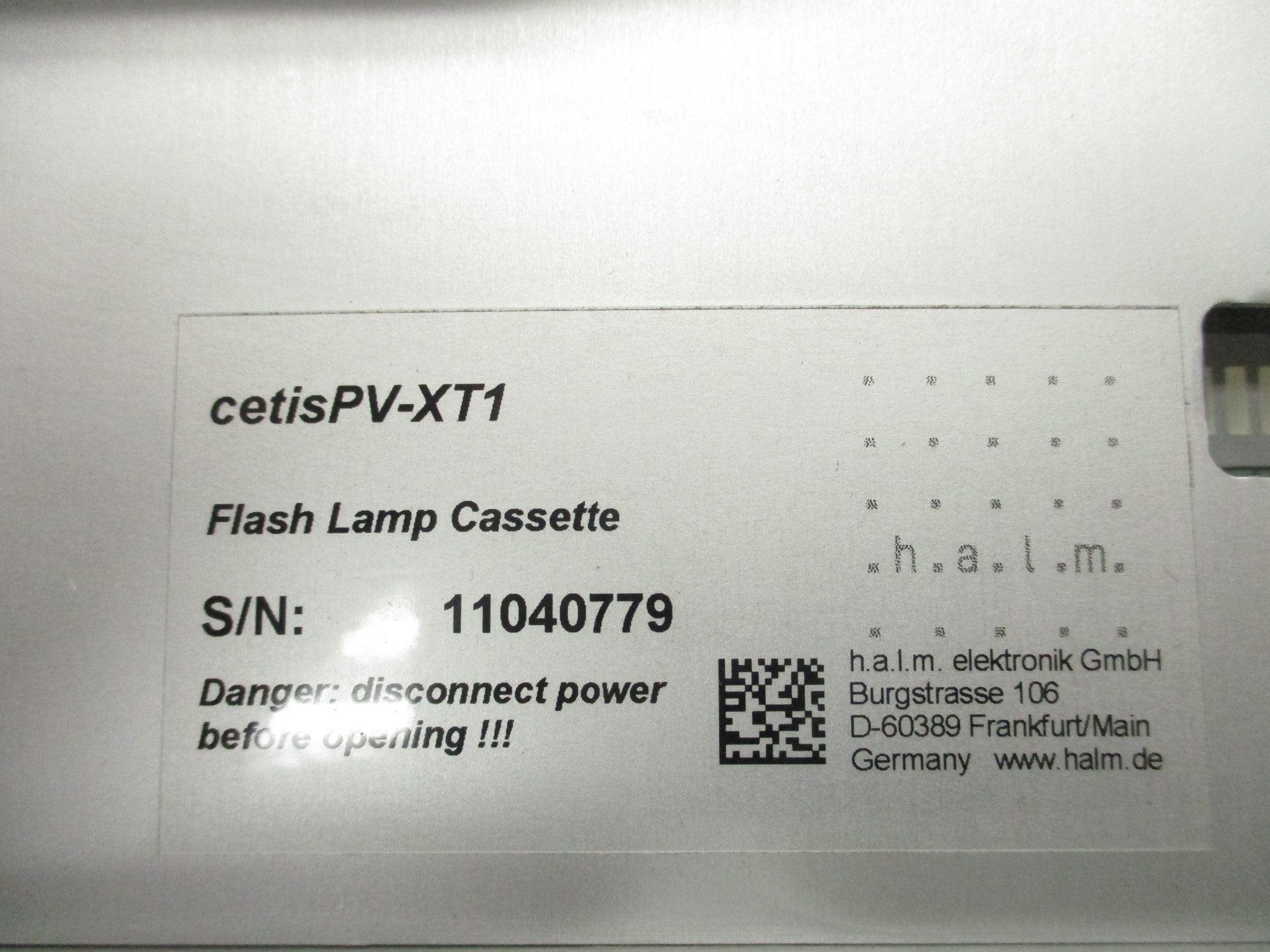 HALM cetisPV-XT1 (REPAIRED) UNMP