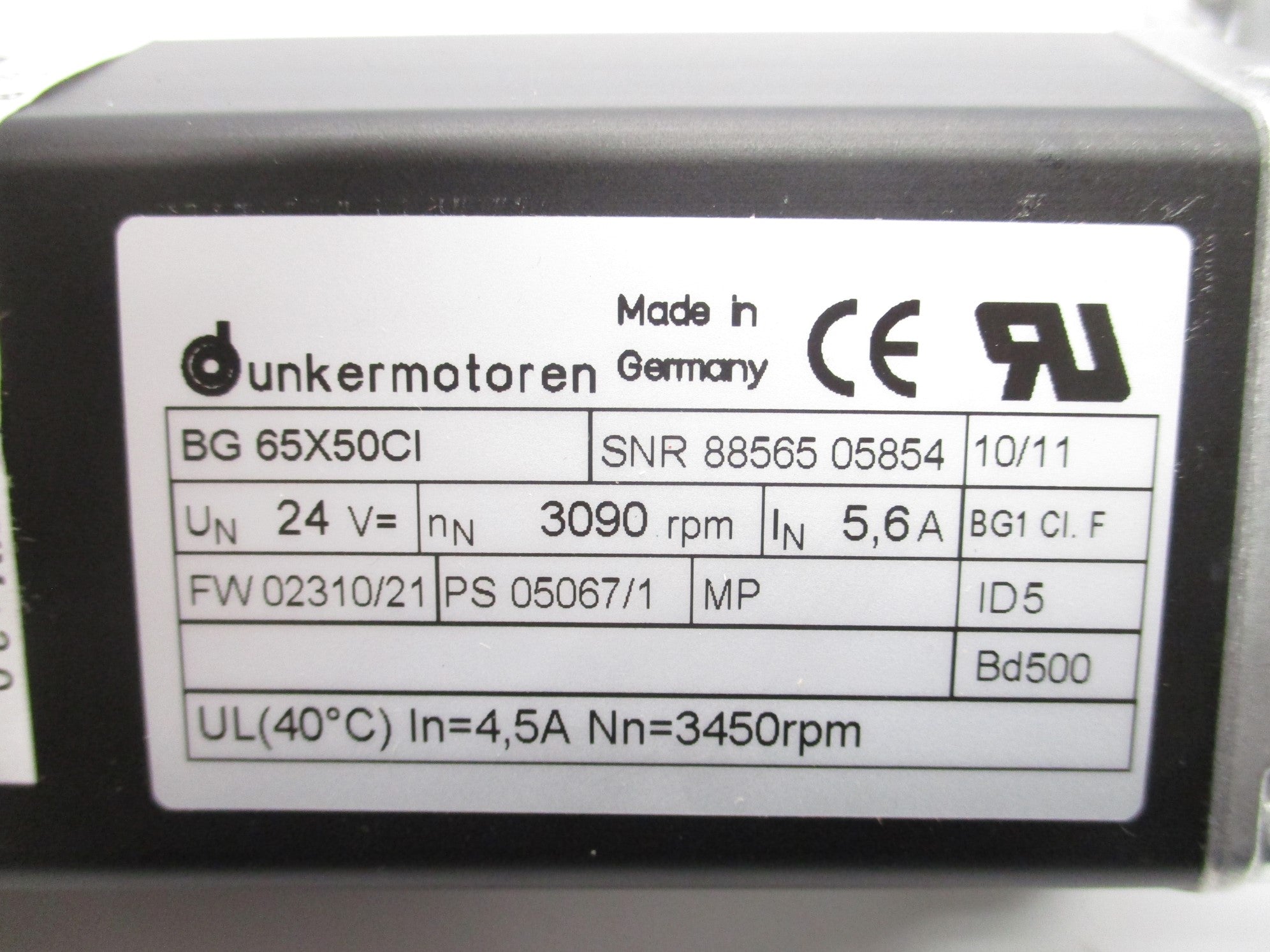 DUNKERMOTOREN BG65X50CI NSNP