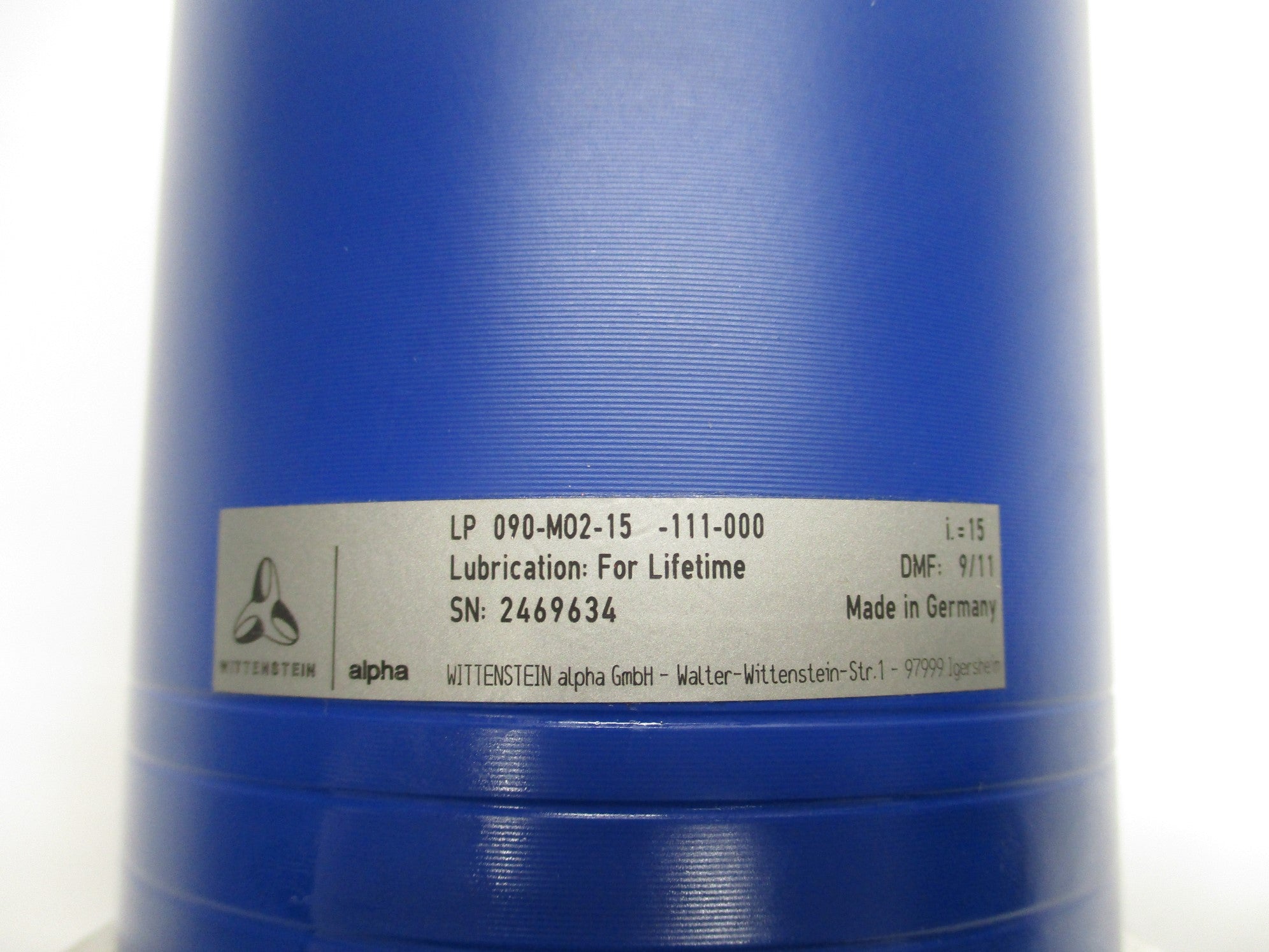 WITTENSTEIN LP090-M02-15-111-000 UNMP