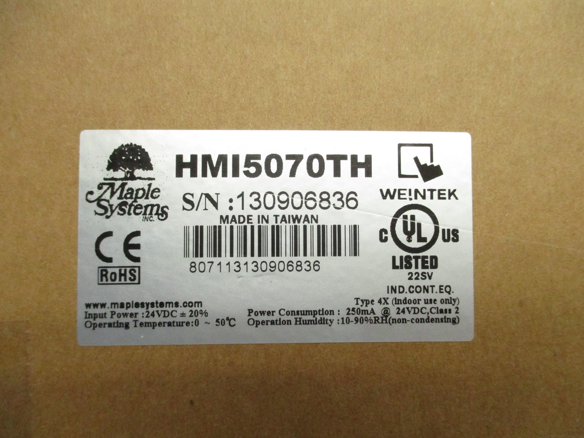 MAPLE SYSTEMS HMI5070TH NSMP