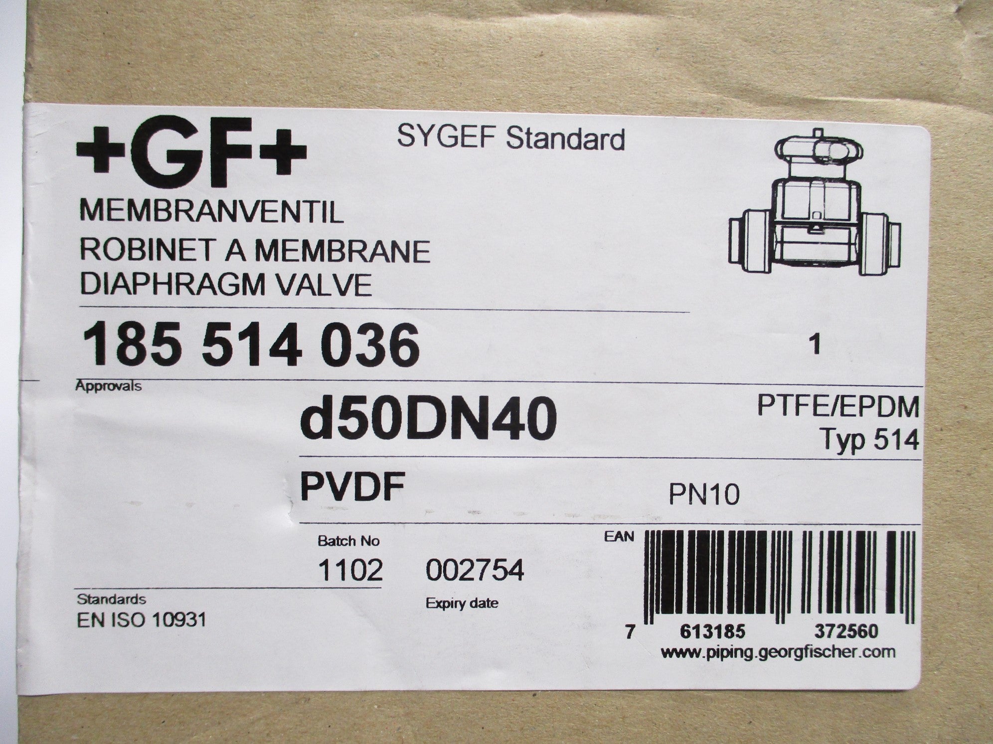 GEORGE FISCHER 185514036 NSMP