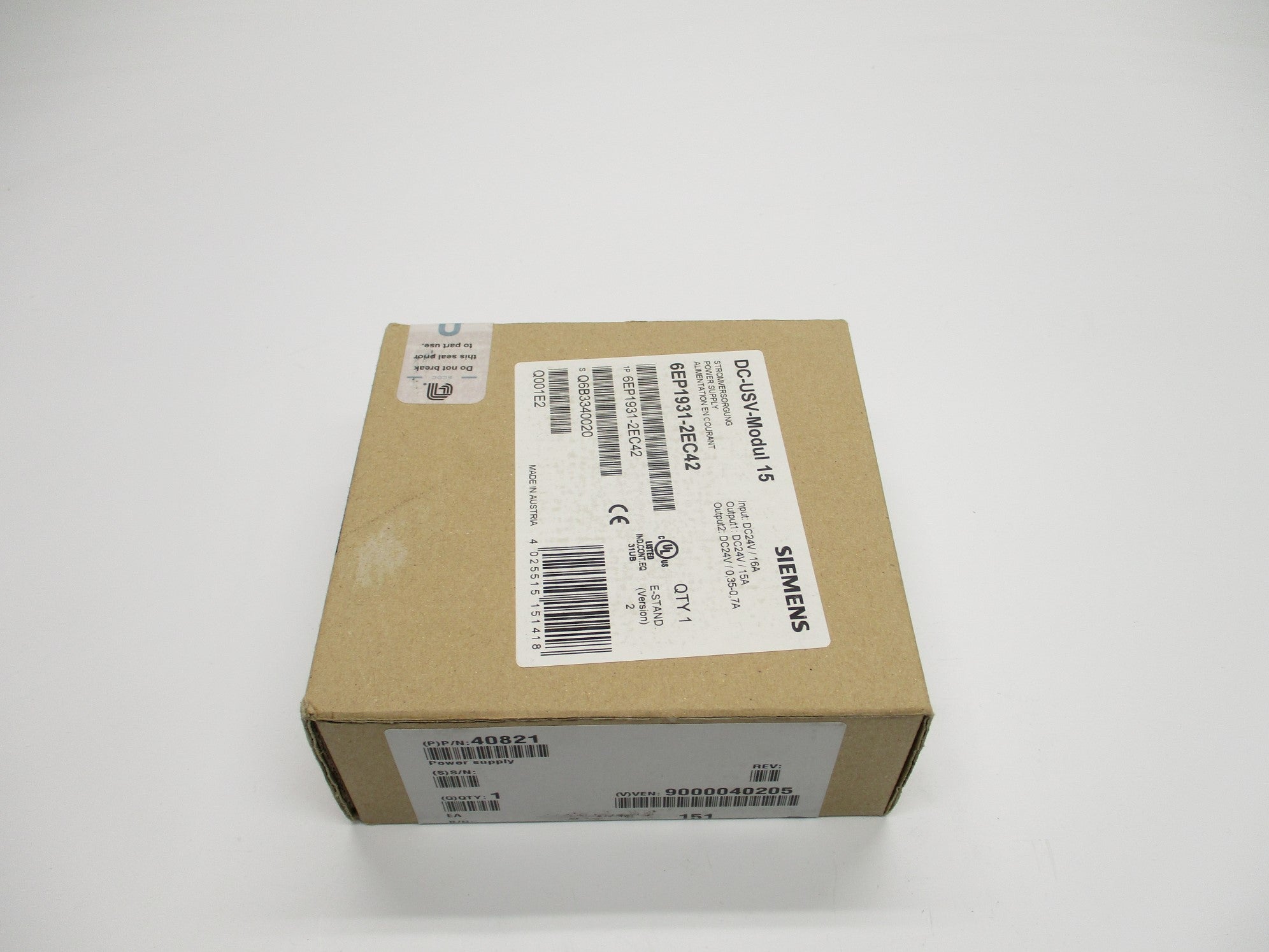 SIEMENS 6EP1931-2EC42 NSFS