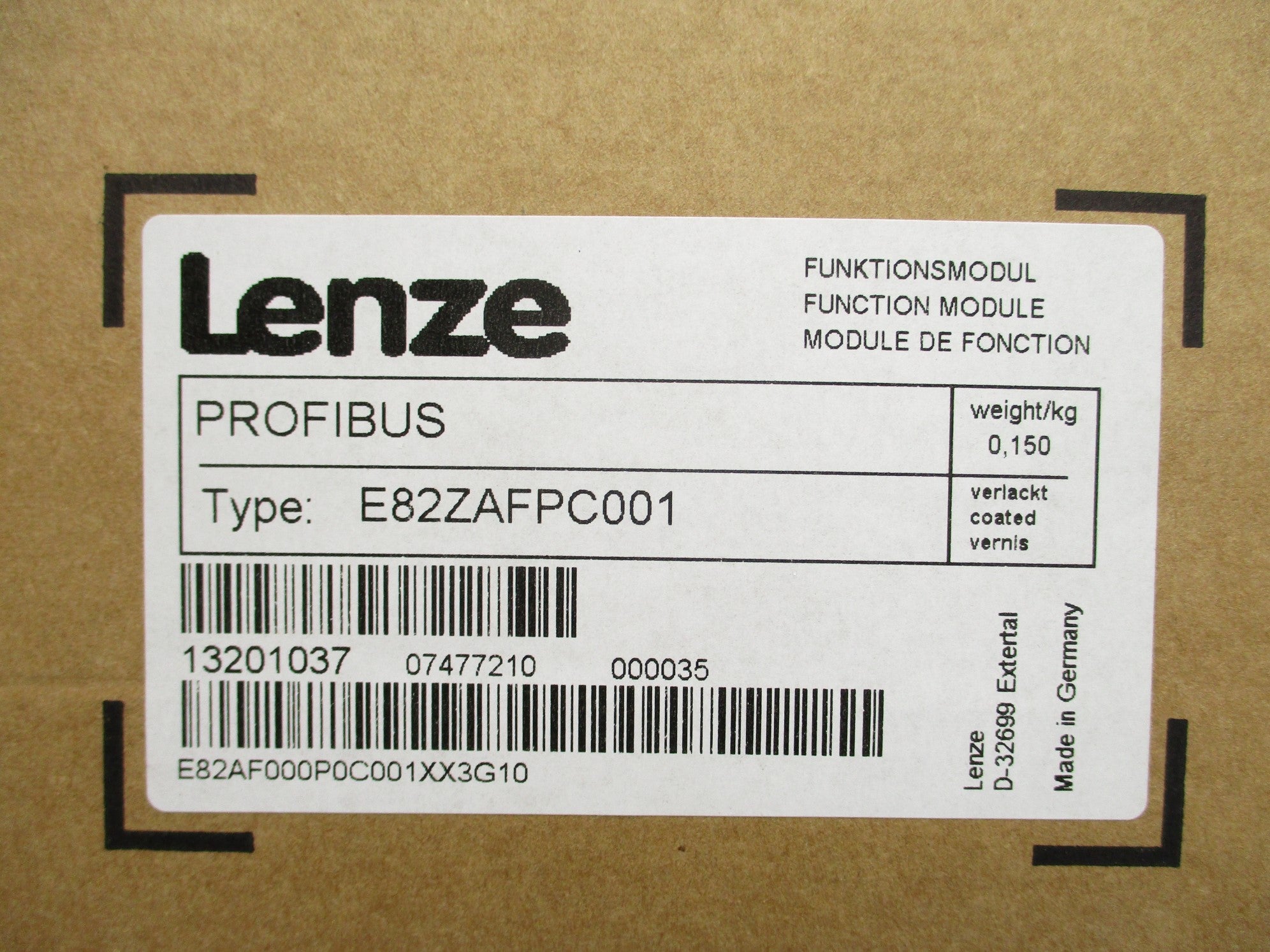 LENZE E82ZAFPC001 NSFS