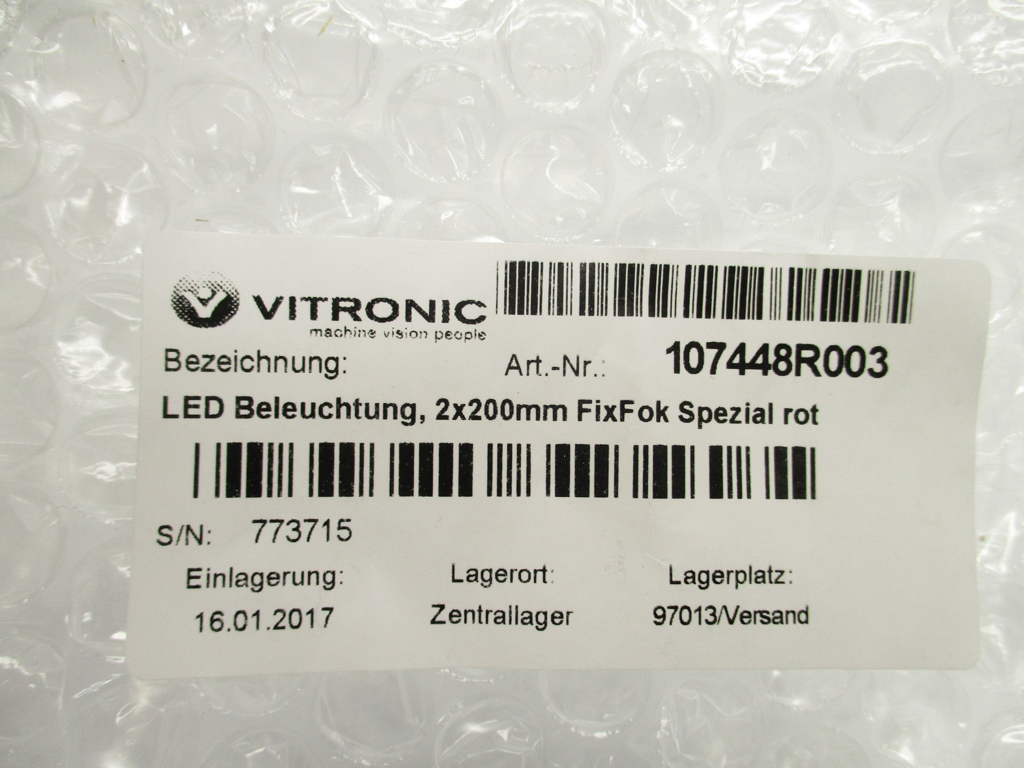 VITRONIC 107448R003 NSNP