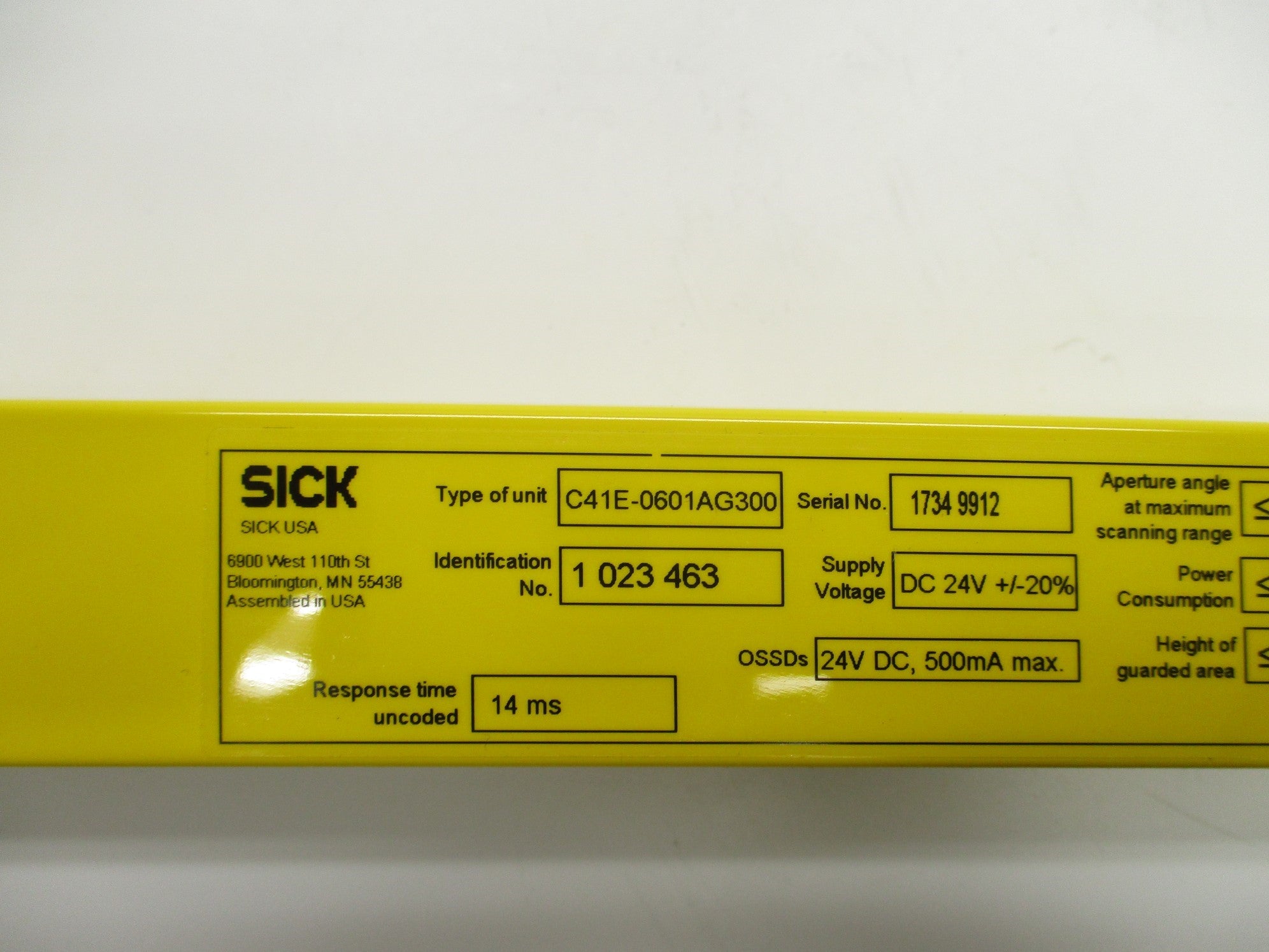 SICK C41E-0601AG300 NSMP