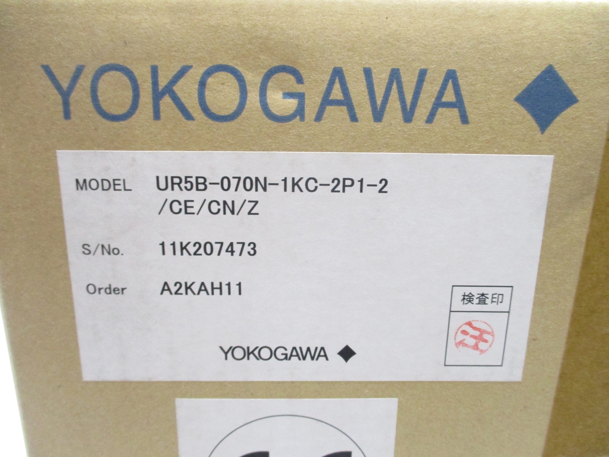 YOKOGAWA UR5B-070N-1KC-2P1-2/CE/CN/Z NSFS