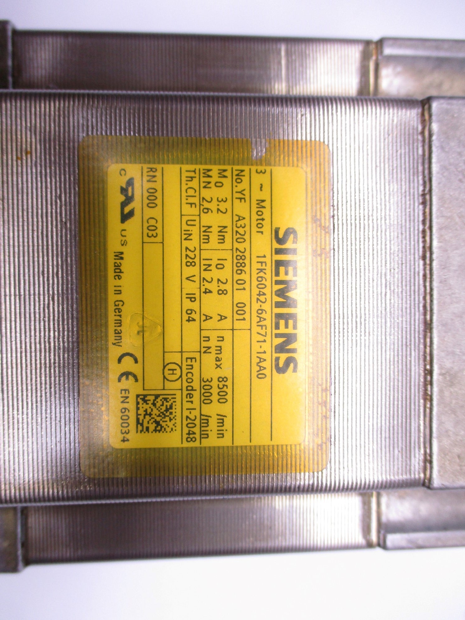 SIEMENS 1FK6042-6AF71-1AA0 NSMP