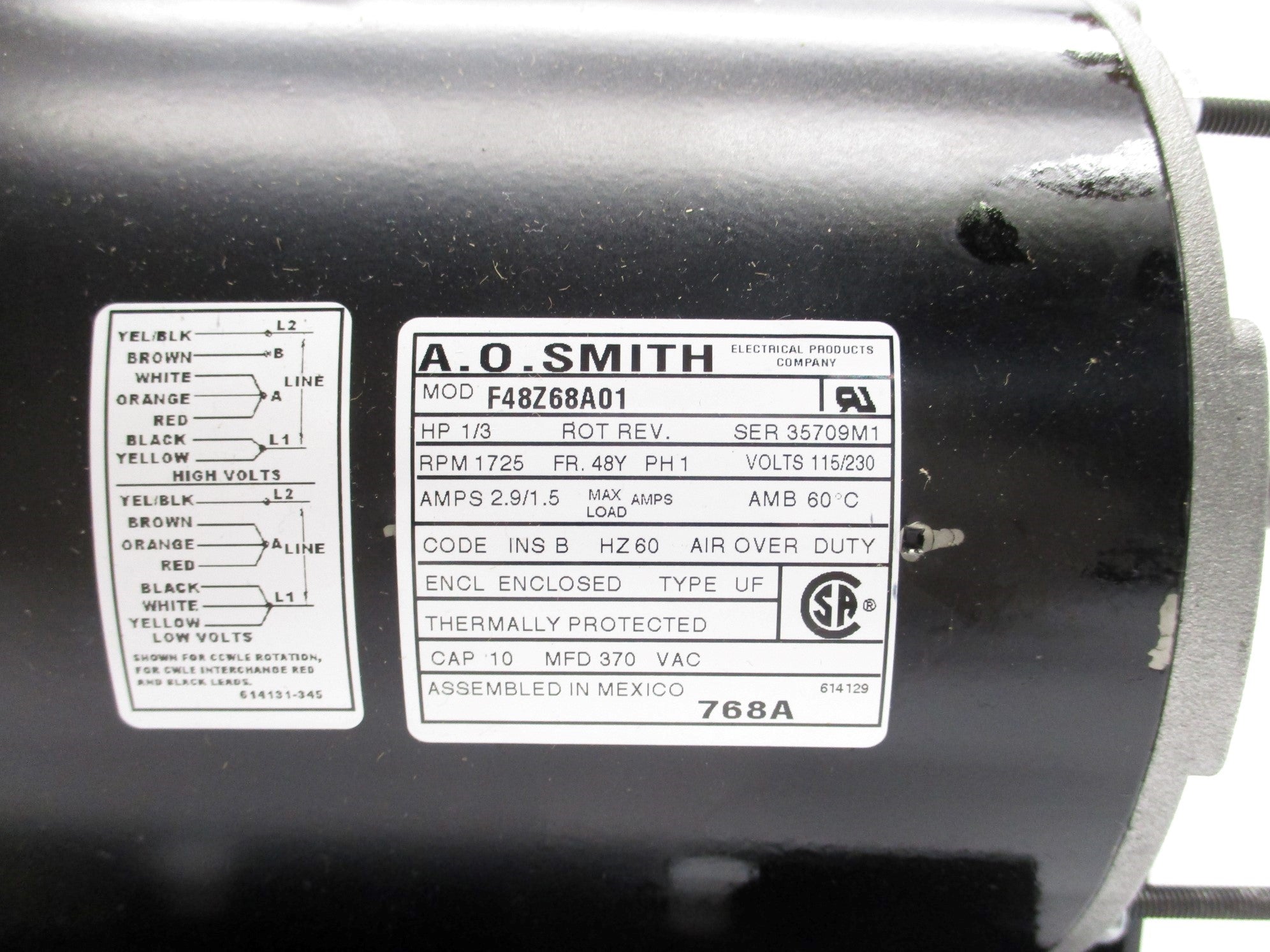 AO SMITH F48Z68A01 NSMP