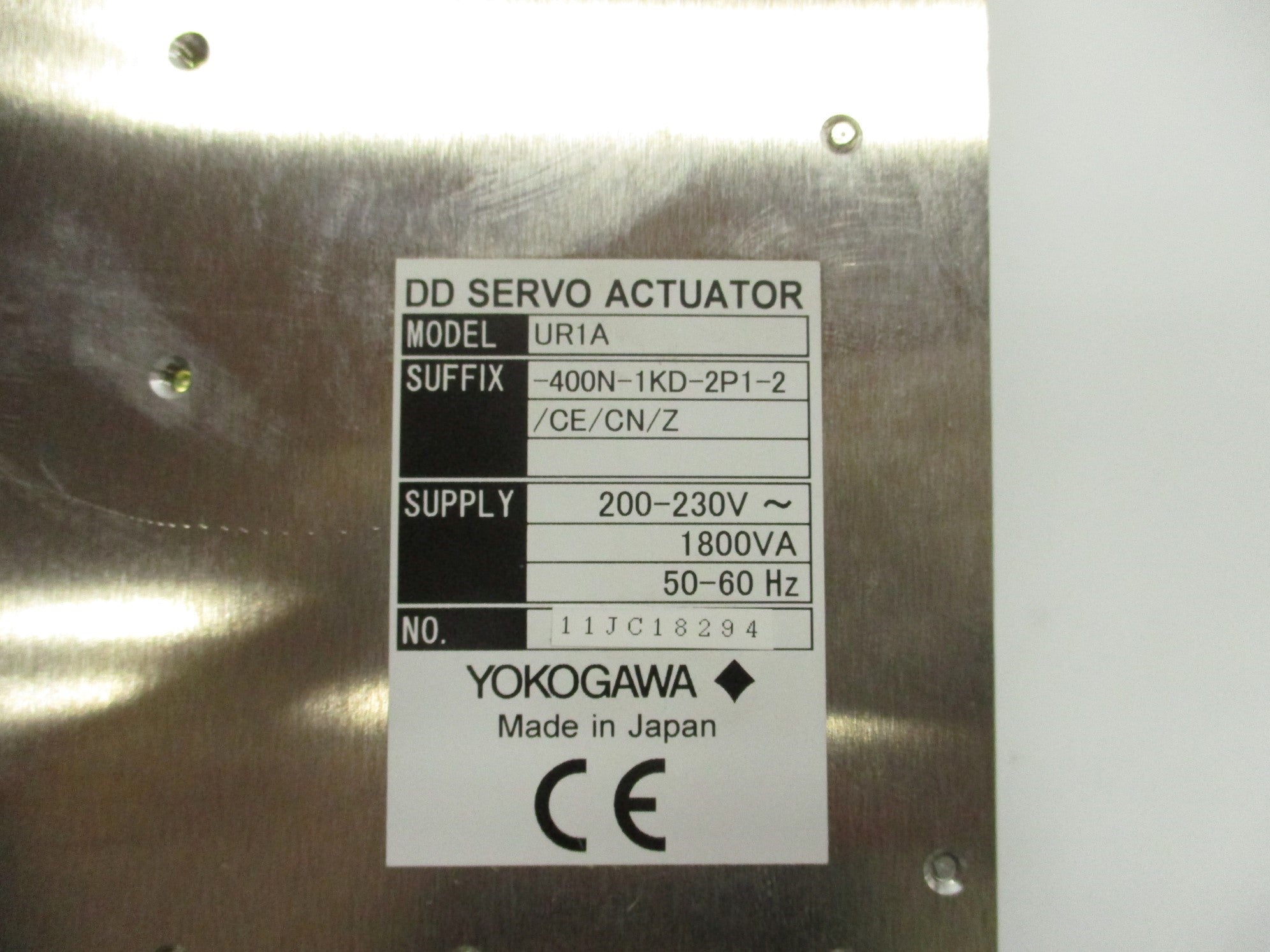 YOKOGAWA UR1A-400N-1KD-2P1-2/CE/CN/Z UNMP