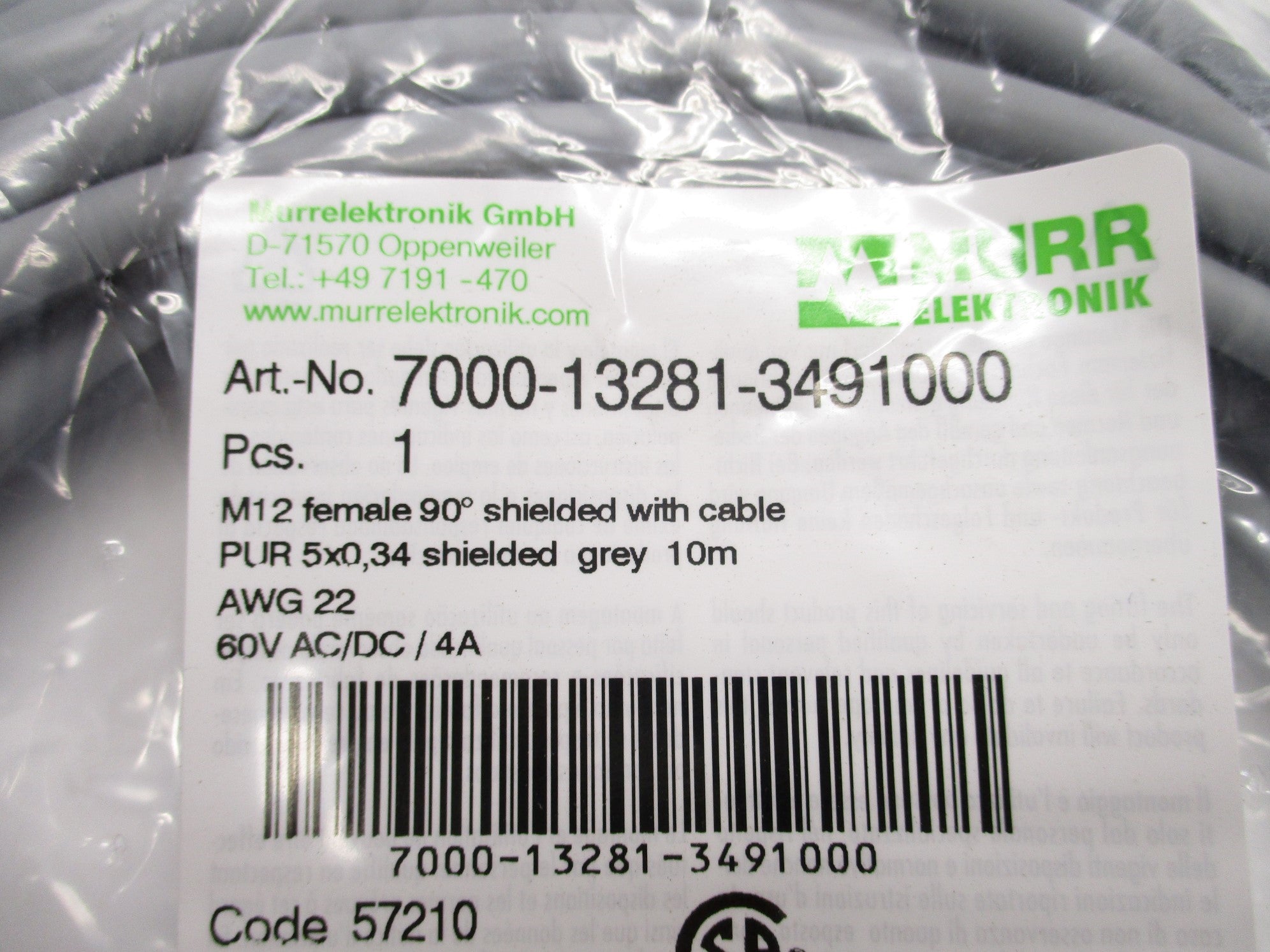 MURR ELEKTRONIK 7000-13281-3491000 NSMP