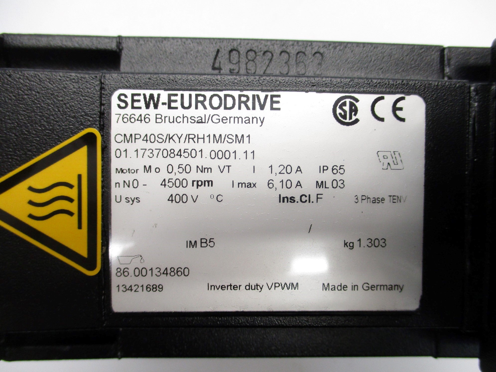 SEW EURODRIVE CMP40S/KY/RH1M/SM1 NSNP