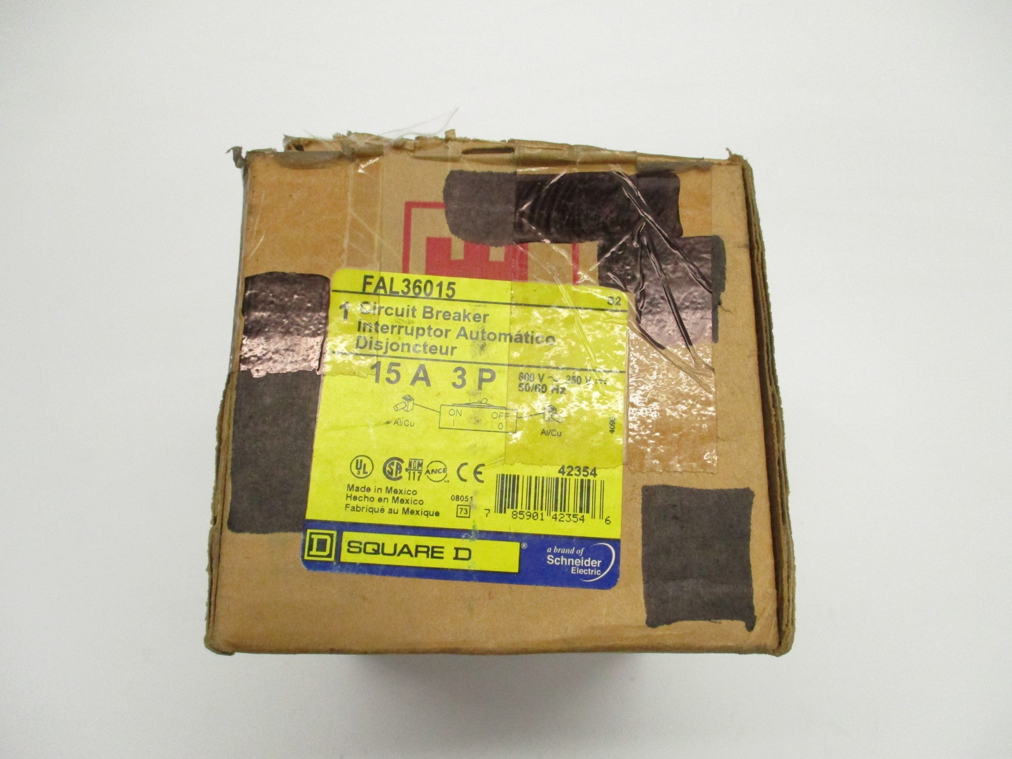 SQUARE D FAL36015 15A (GREEN) NSMP