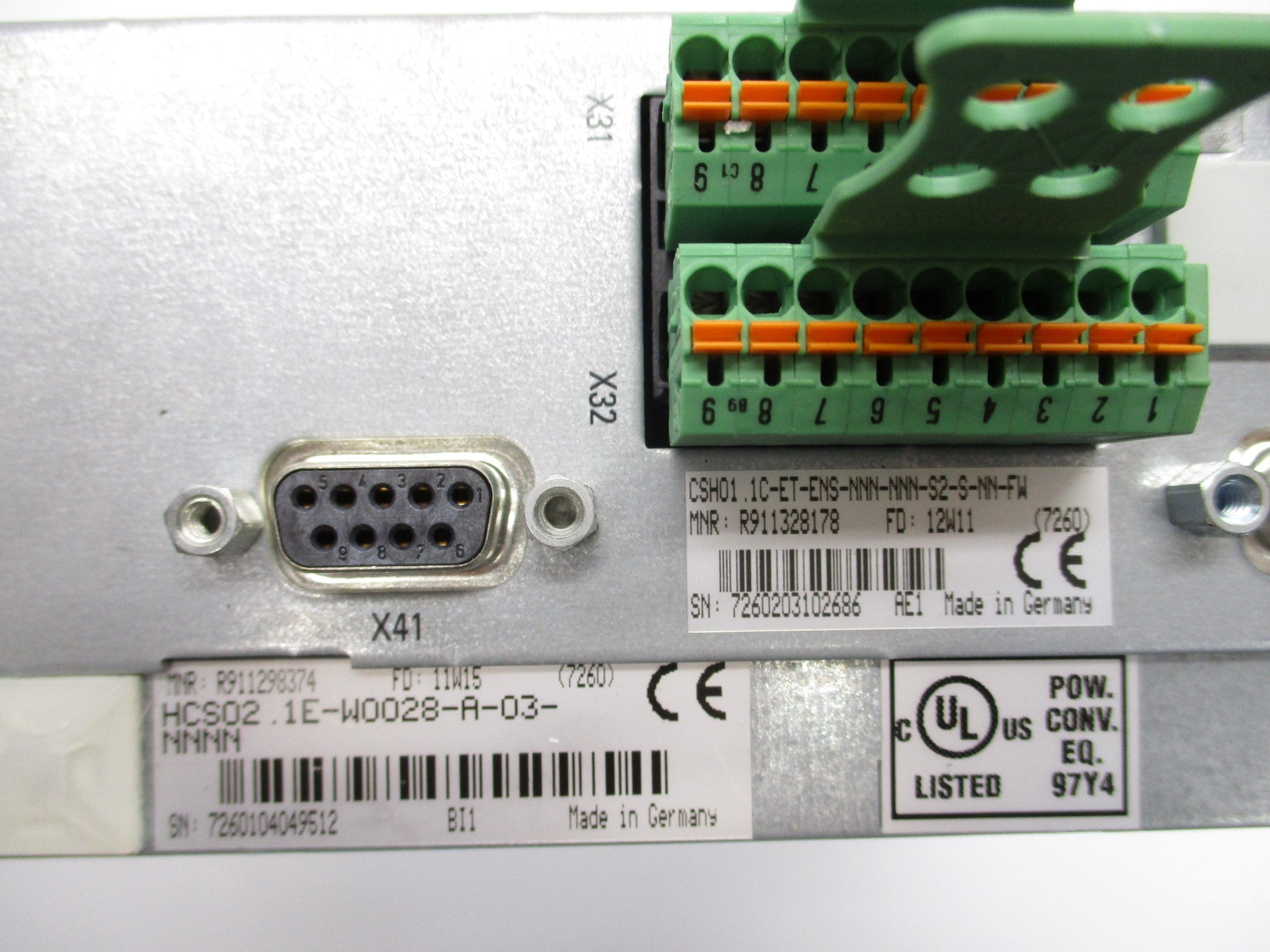 REXROTH HCS02.1E-W0028-A-03-NNNN (AS PICTURED) NSMP