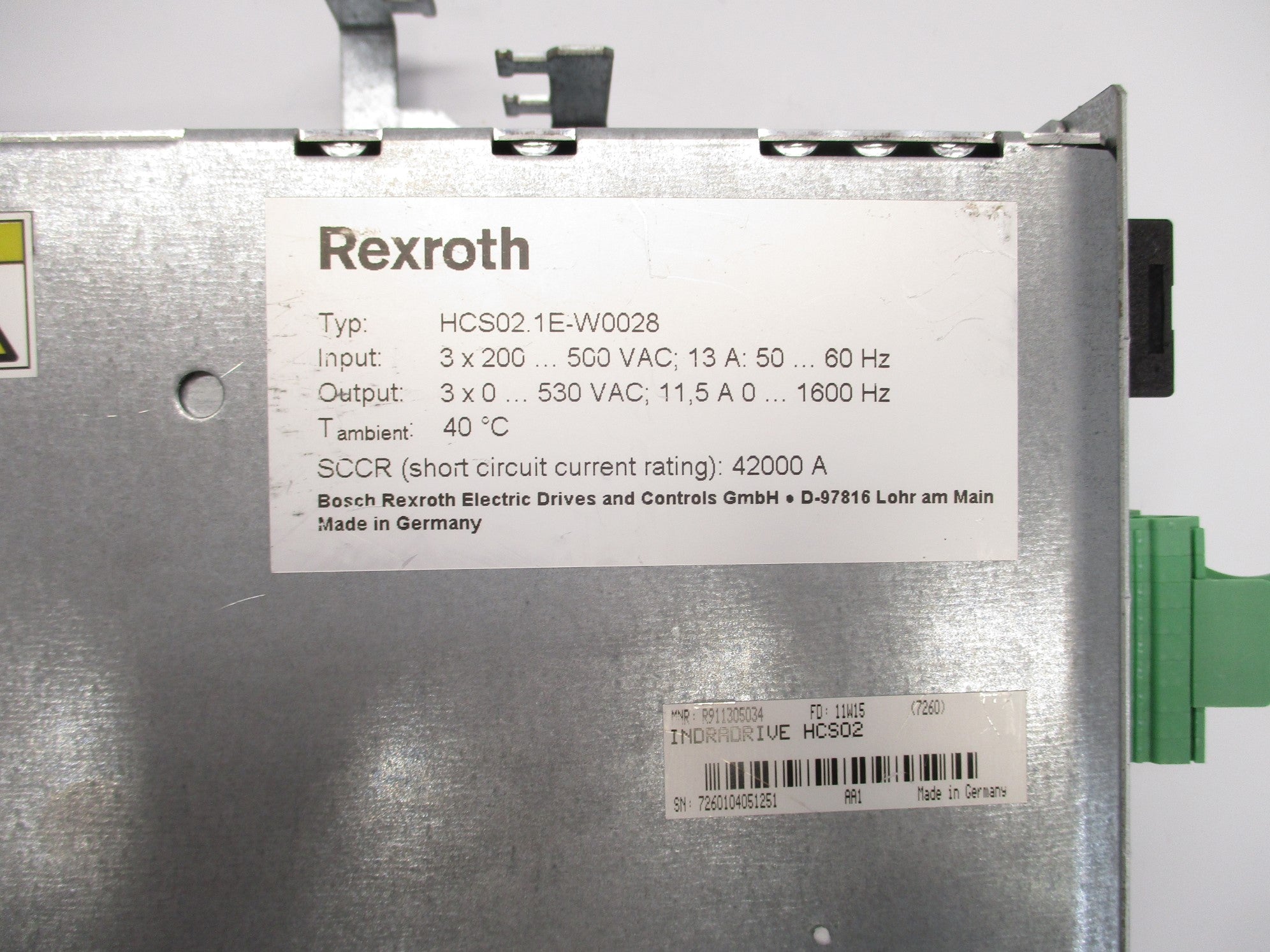 REXROTH HCS02.1E-W0028-A-03-NNNN (AS PICTURED) NSMP