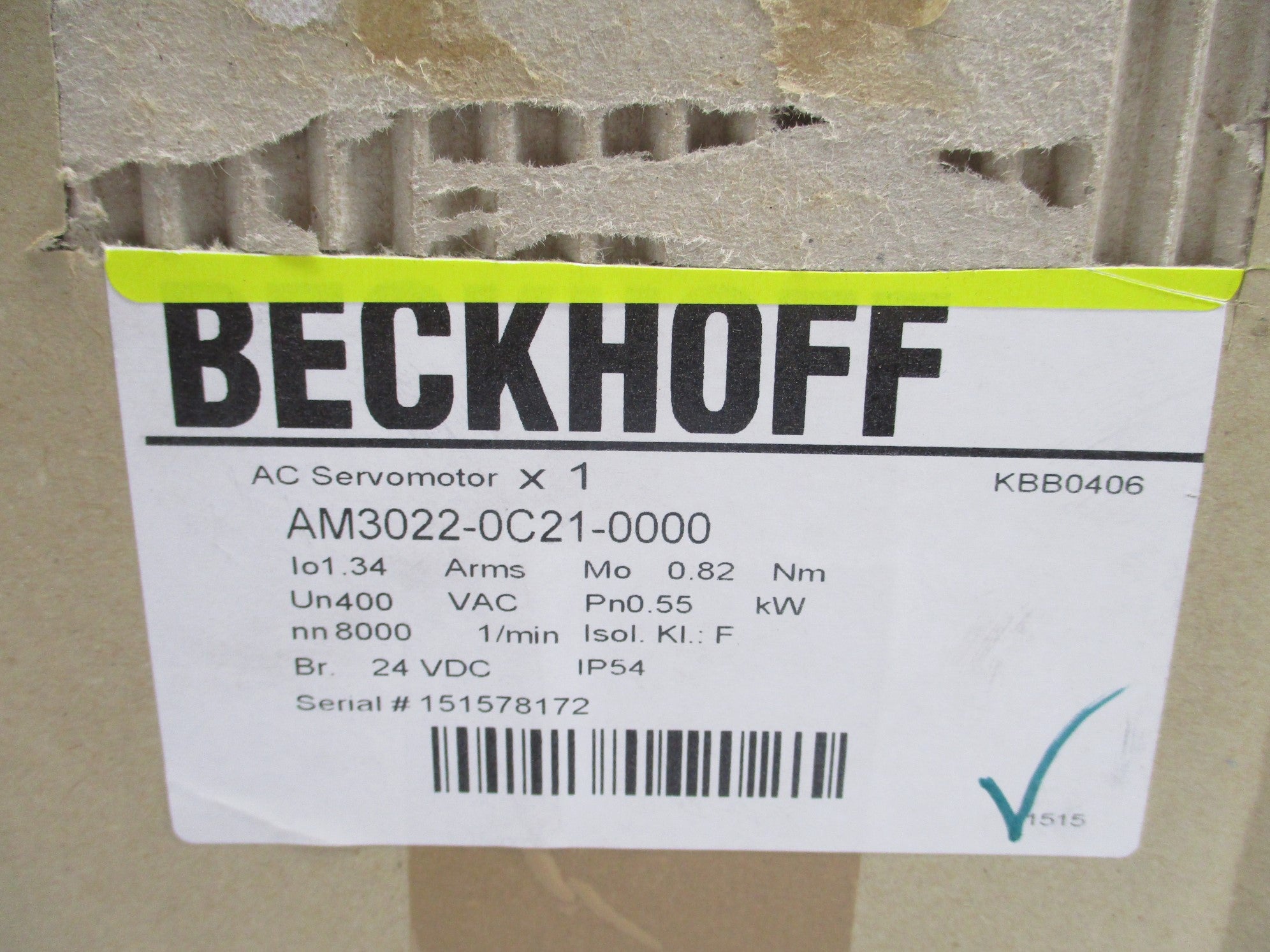 BECKHOFF AM3022-0C21-0000 NSMP