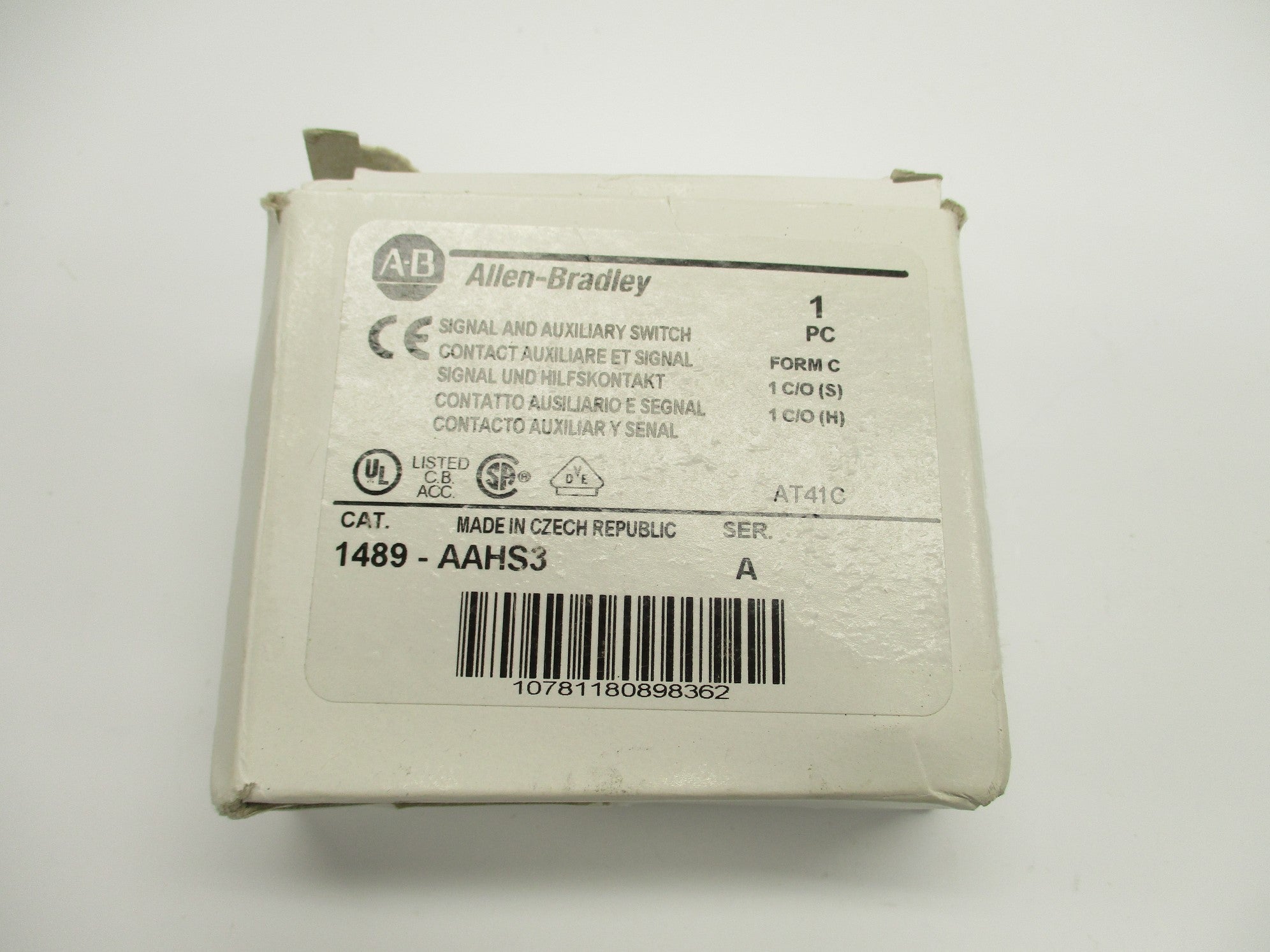 ALLEN BRADLEY 1489-AAHS3 SER. A 250VAC 3A (WH) NSMP
