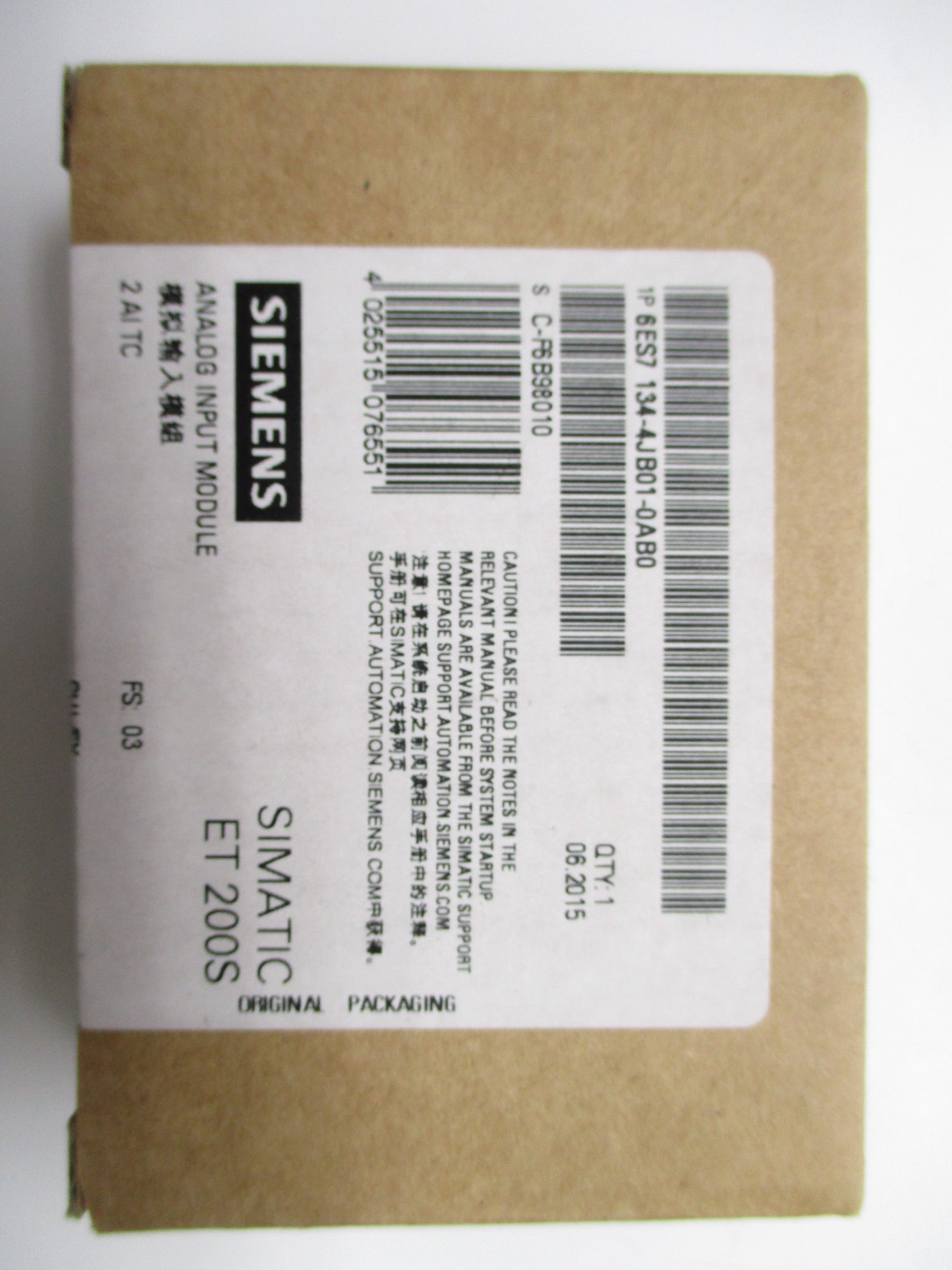 SIEMENS 6ES7 134-4JB01-0AB0 NSFS