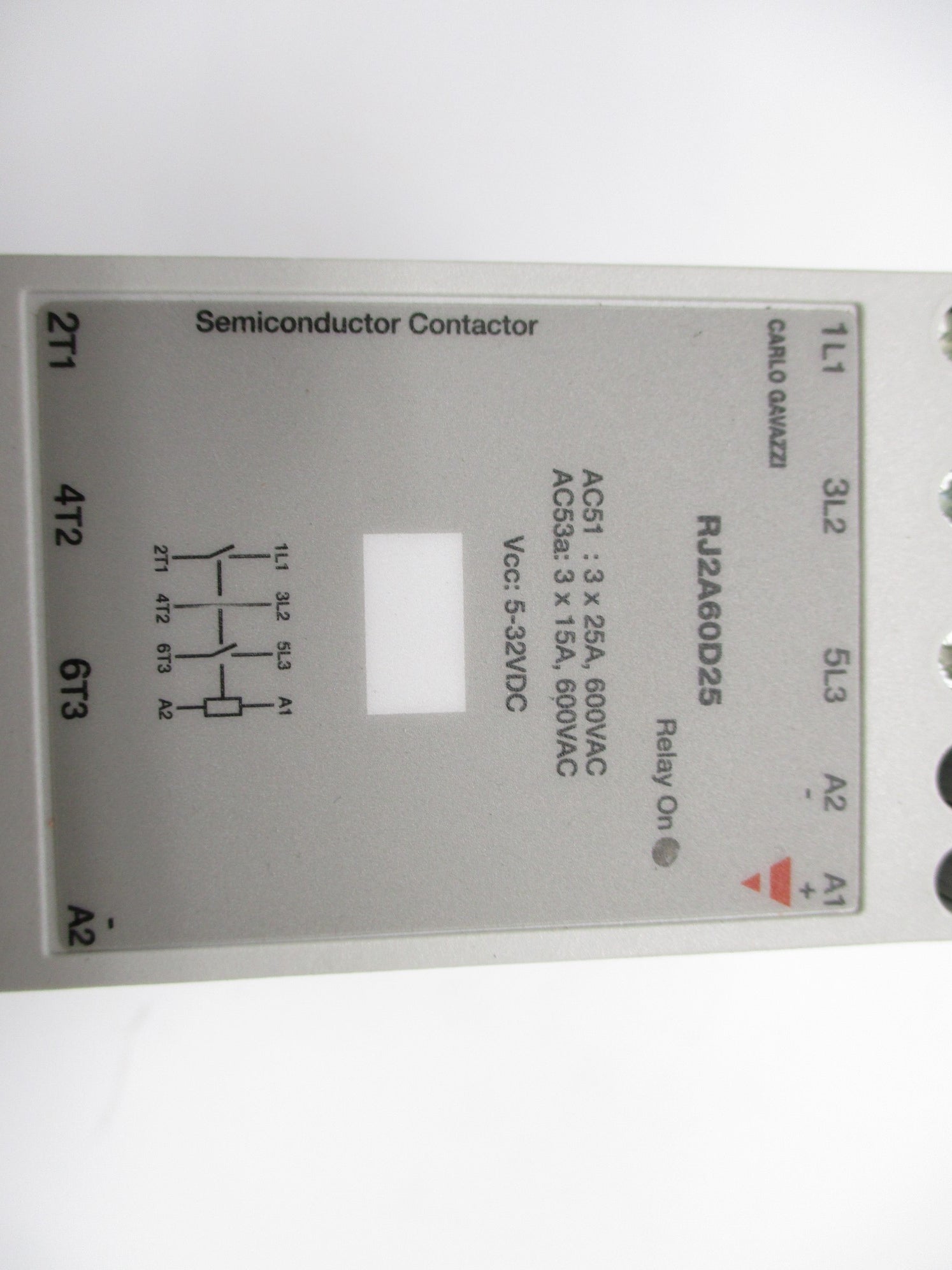 CARLO GAVAZZI RJ2A60D25 600VAC NSNP