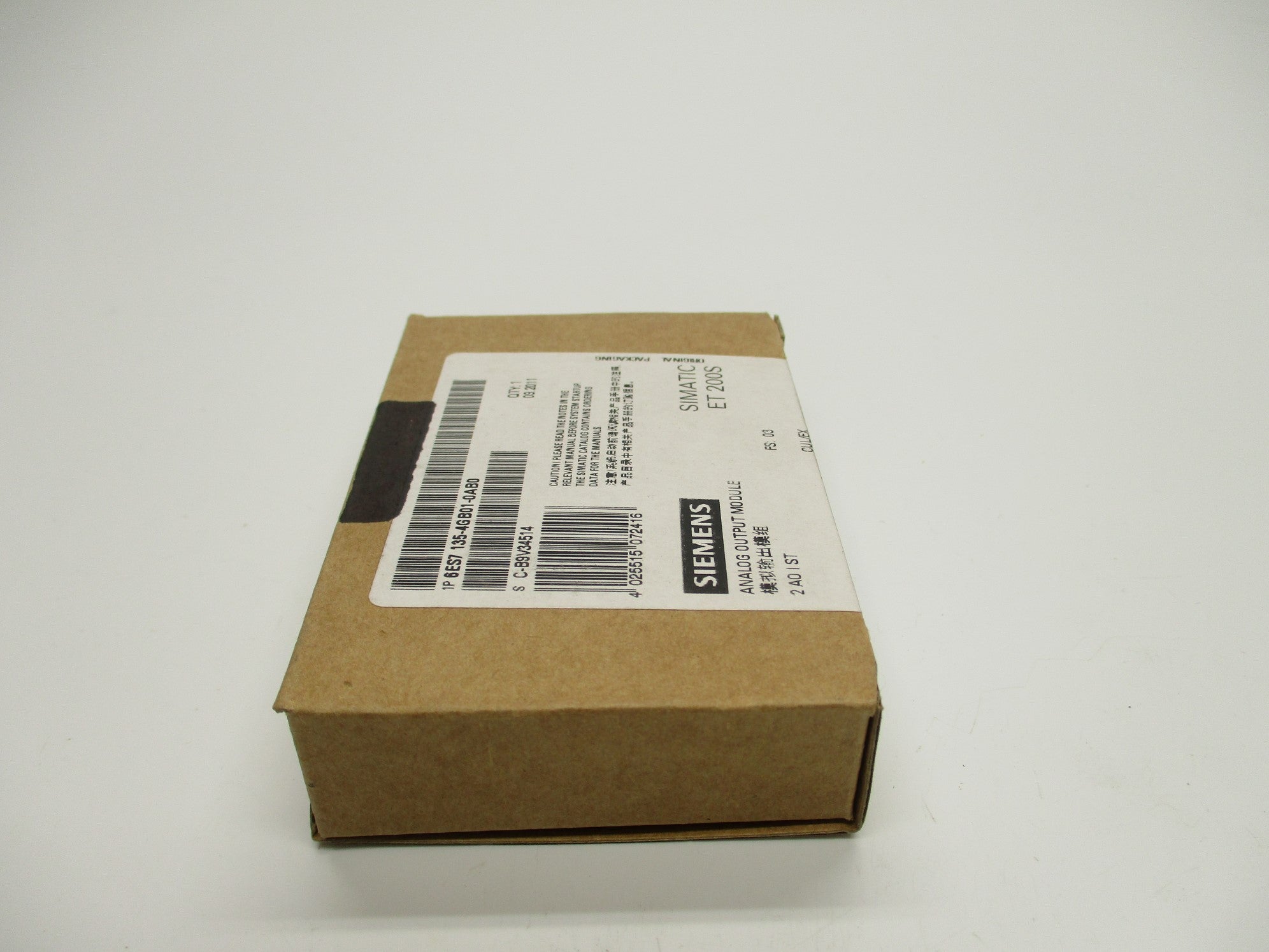 SIEMENS 6ES7135-4GB01-0AB0 NSFS