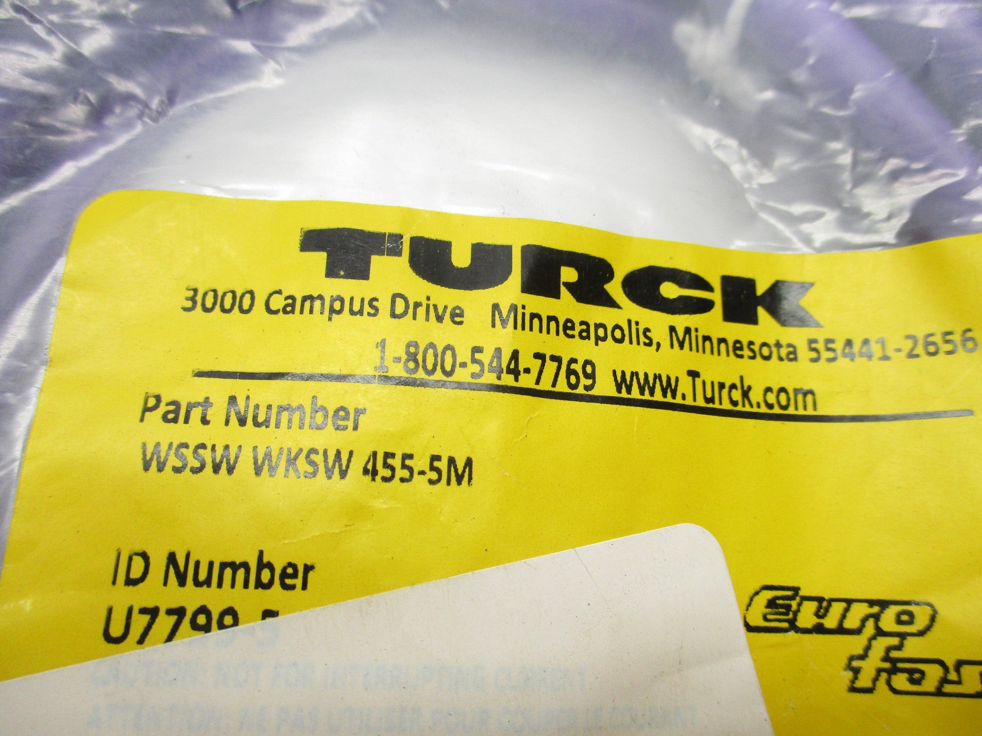 TURCK WSSWWKSW455-5M NSMP