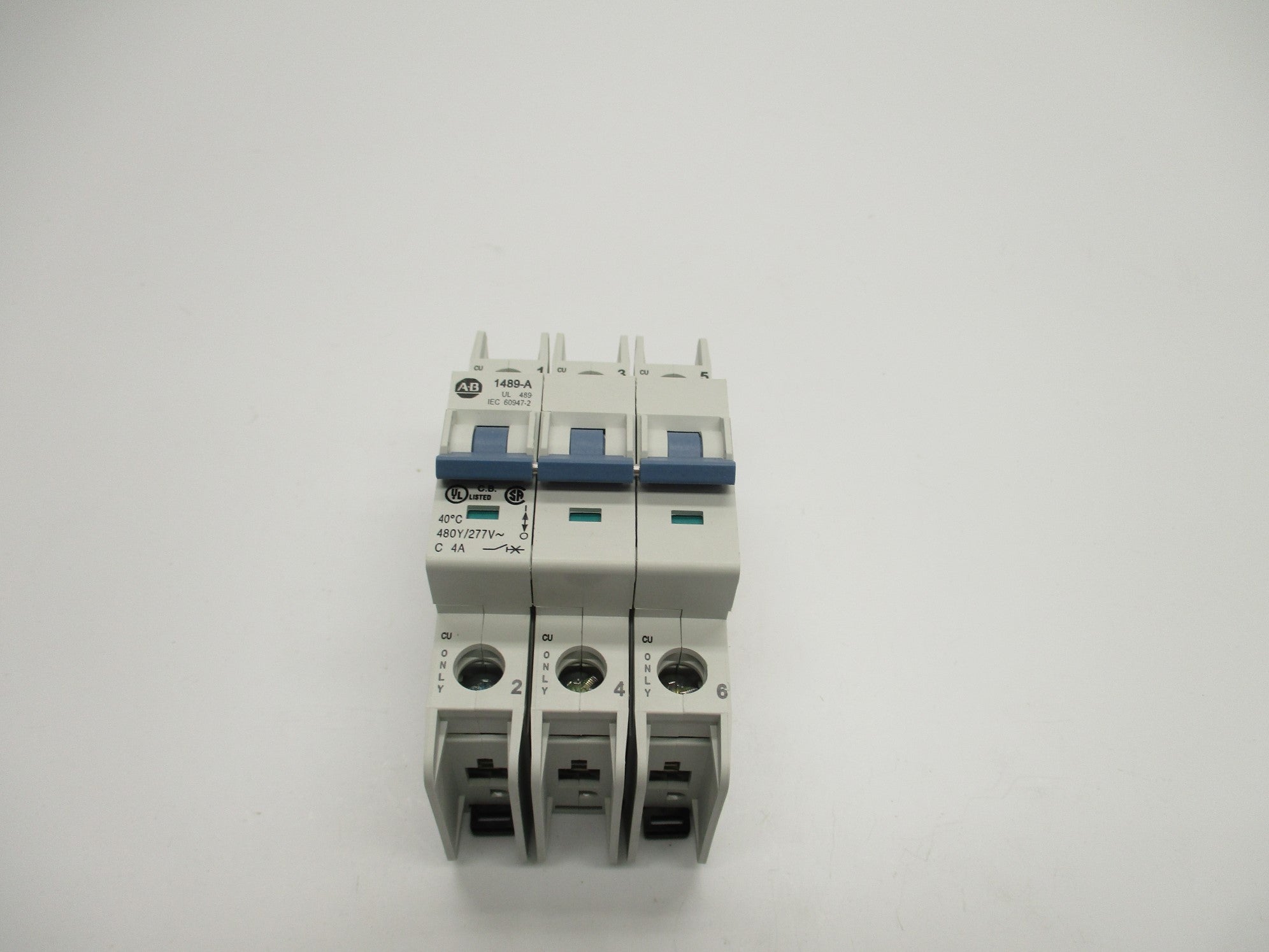 ALLEN BRADLEY 1489-A3C040 SER. A 4A 480/277VAC NSMP