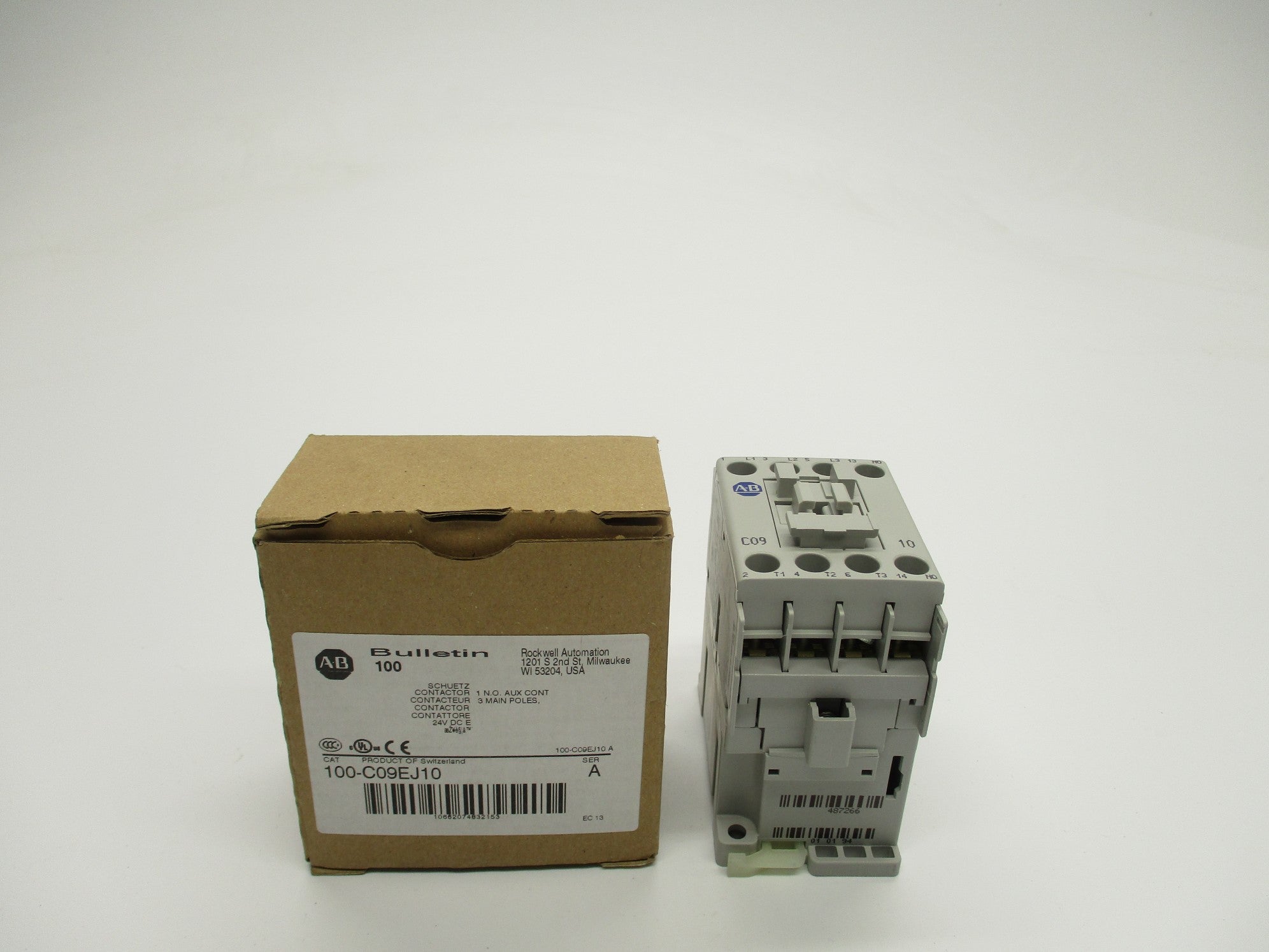 ALLEN BRADLEY 100-C09EJ10 SER. A 24VDC (BR/WH) NSMP
