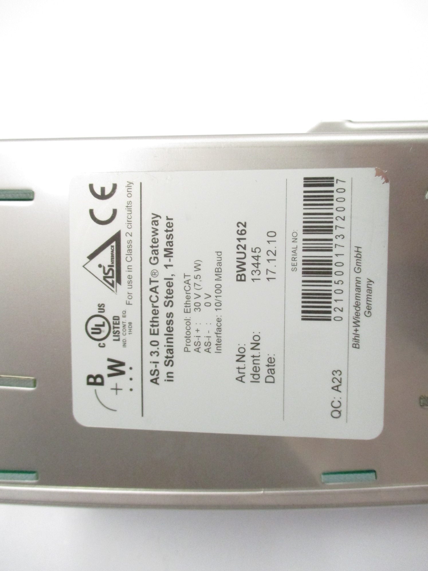 BIHL WIEDEMANN BWU2162 NSMP
