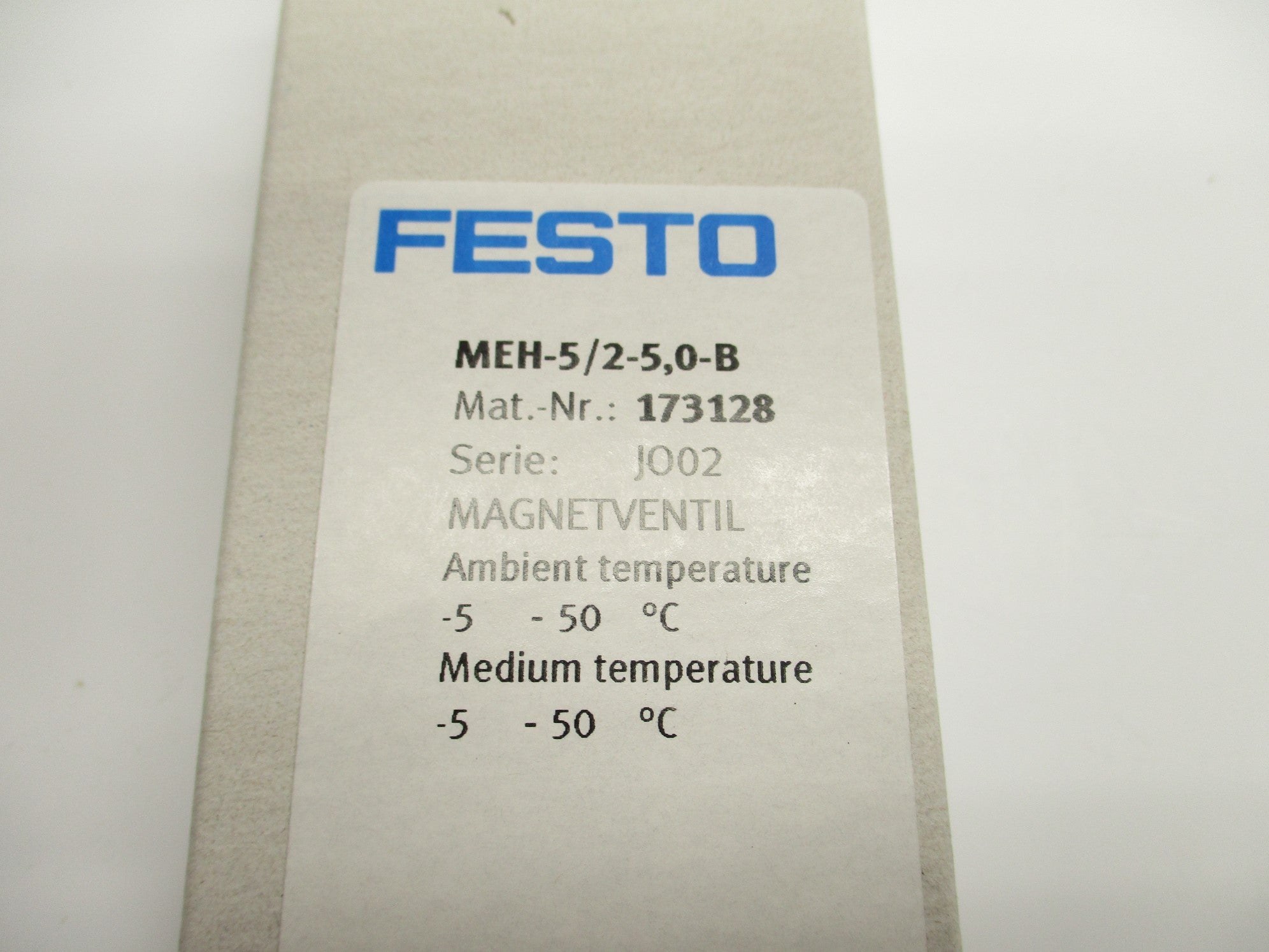 FESTO MEH-5/2-5,0-B 173128 24VDC NSMP