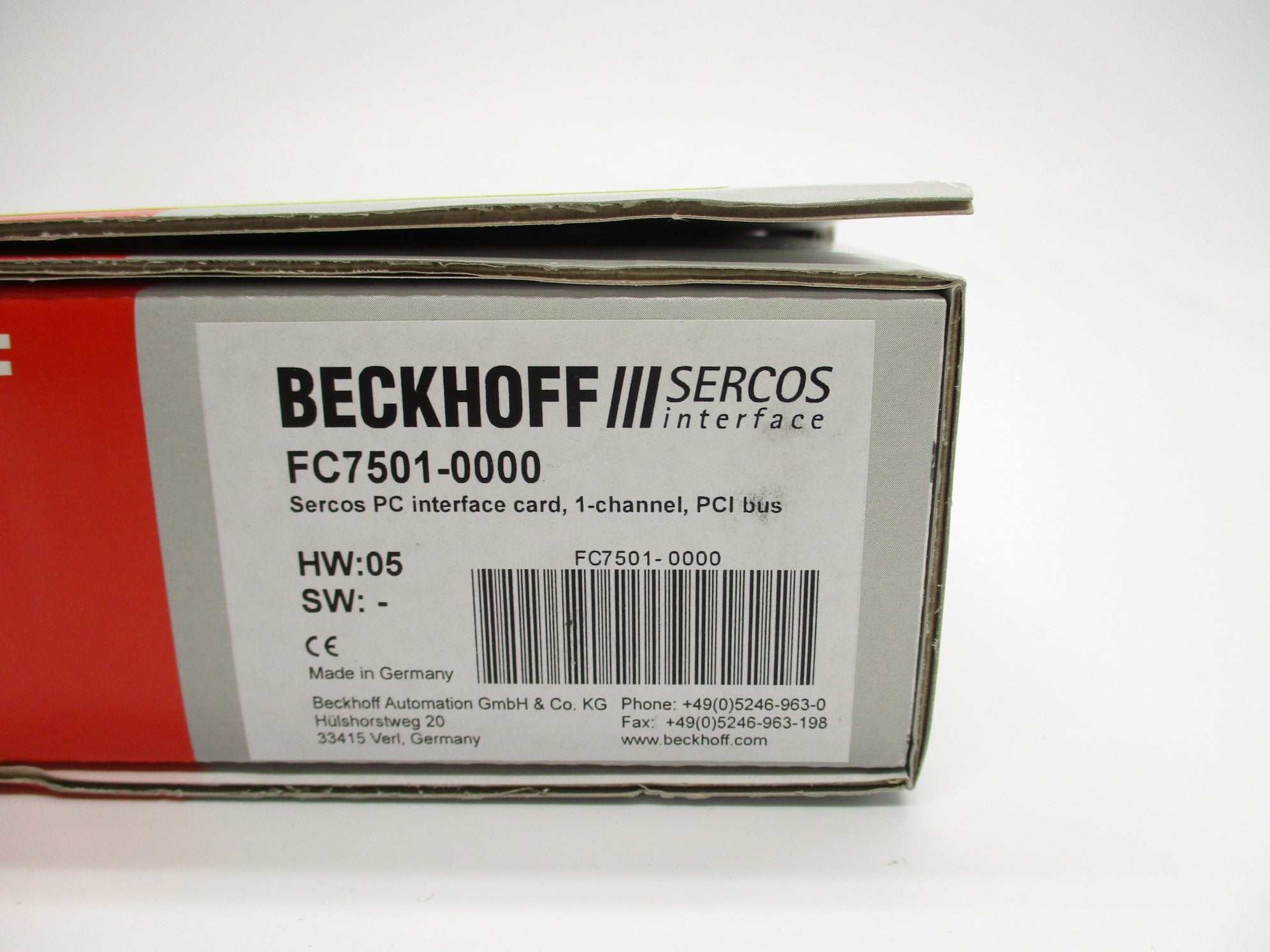 BECKHOFF FC7501-0000 NSMP