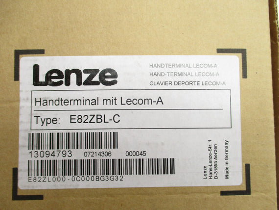 LENZE E82ZBL-C NSMP