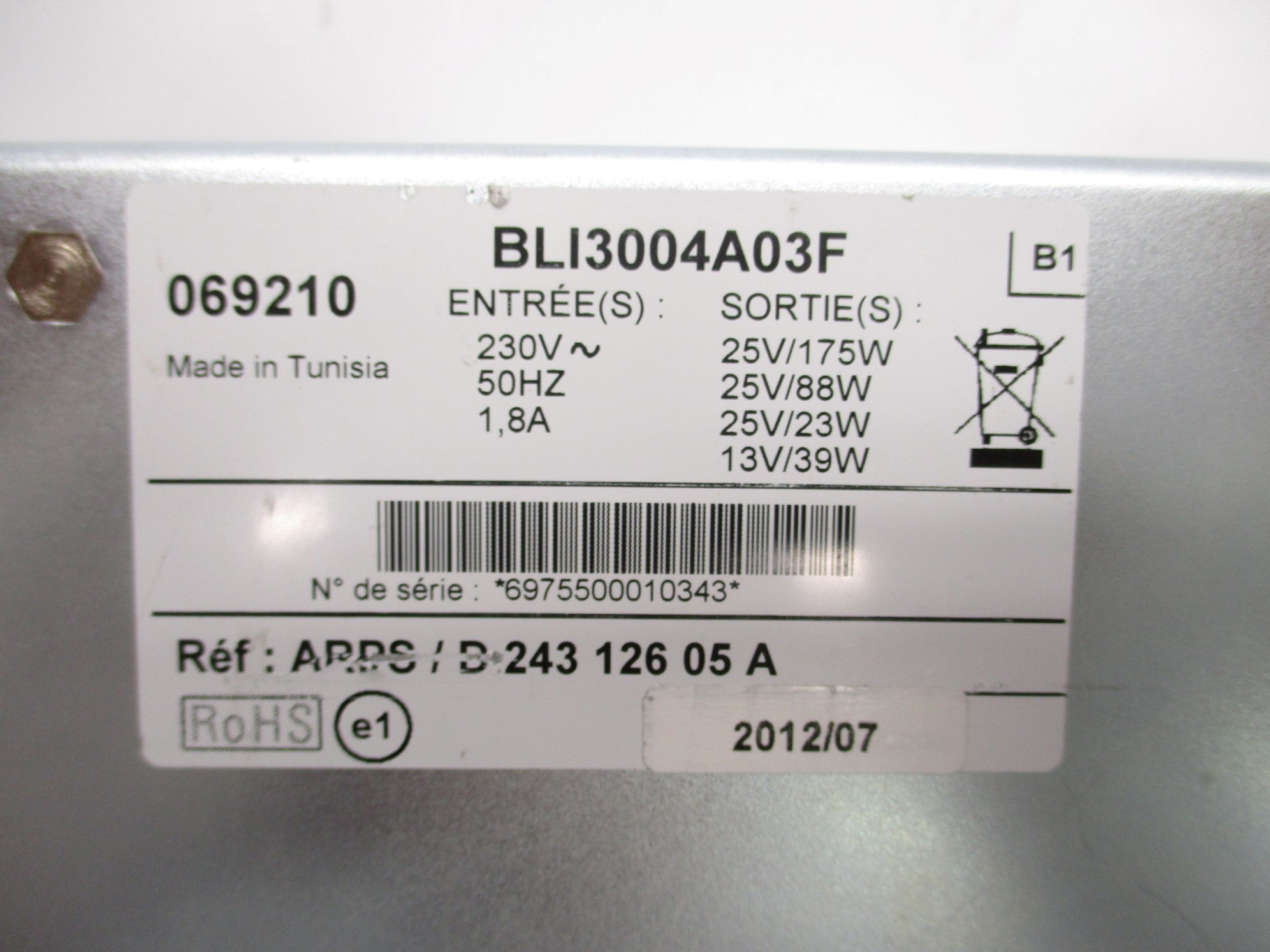 INDUSTRIAL MRO BLI3004A03F UNMP