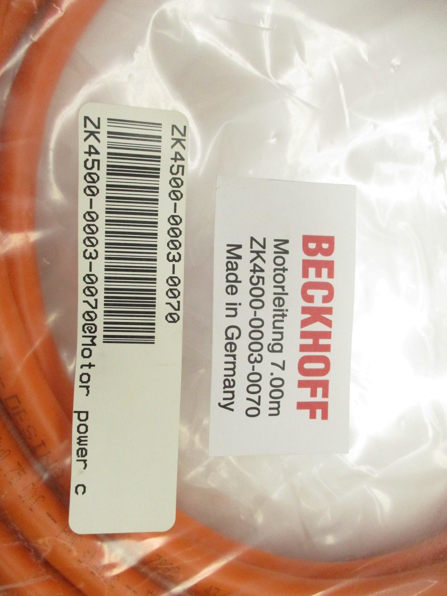 BECKHOFF ZK4500-0003-0070 NSMP