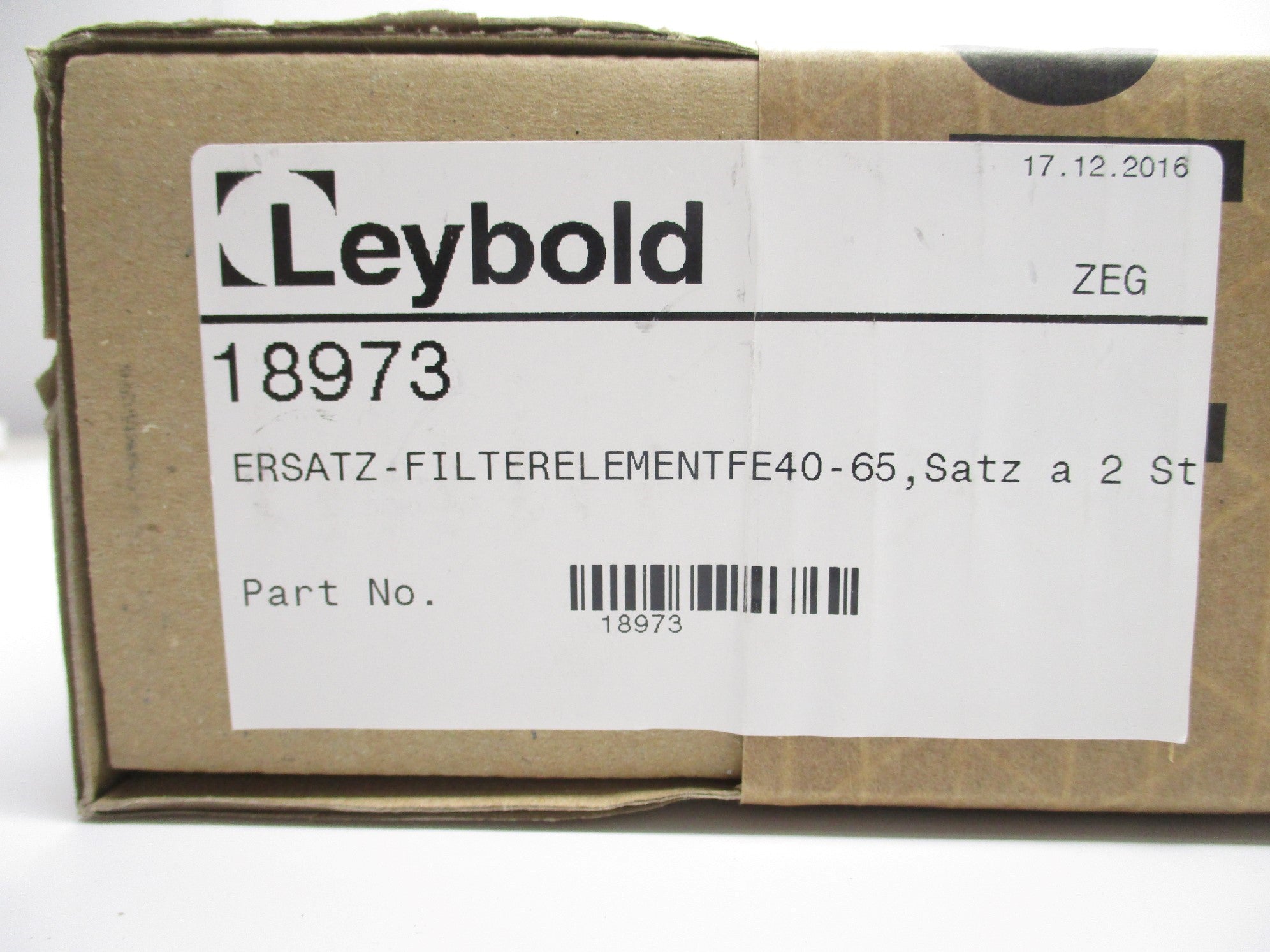 LEYBOLD 18973 (PKG OF 2) NSMP