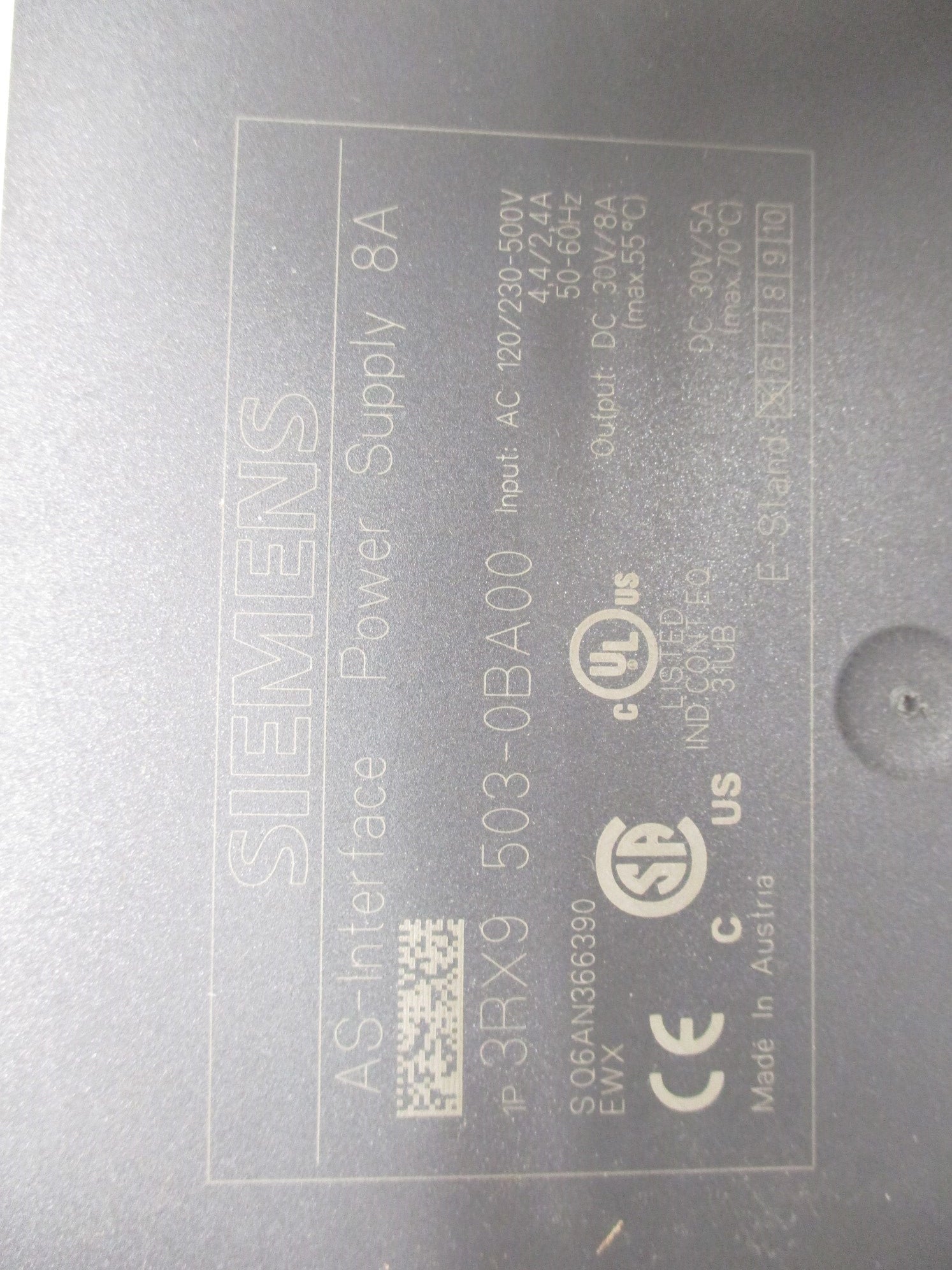 SIEMENS 3RX9503-0BA00 120/230V 4.4/2.4A NSMP