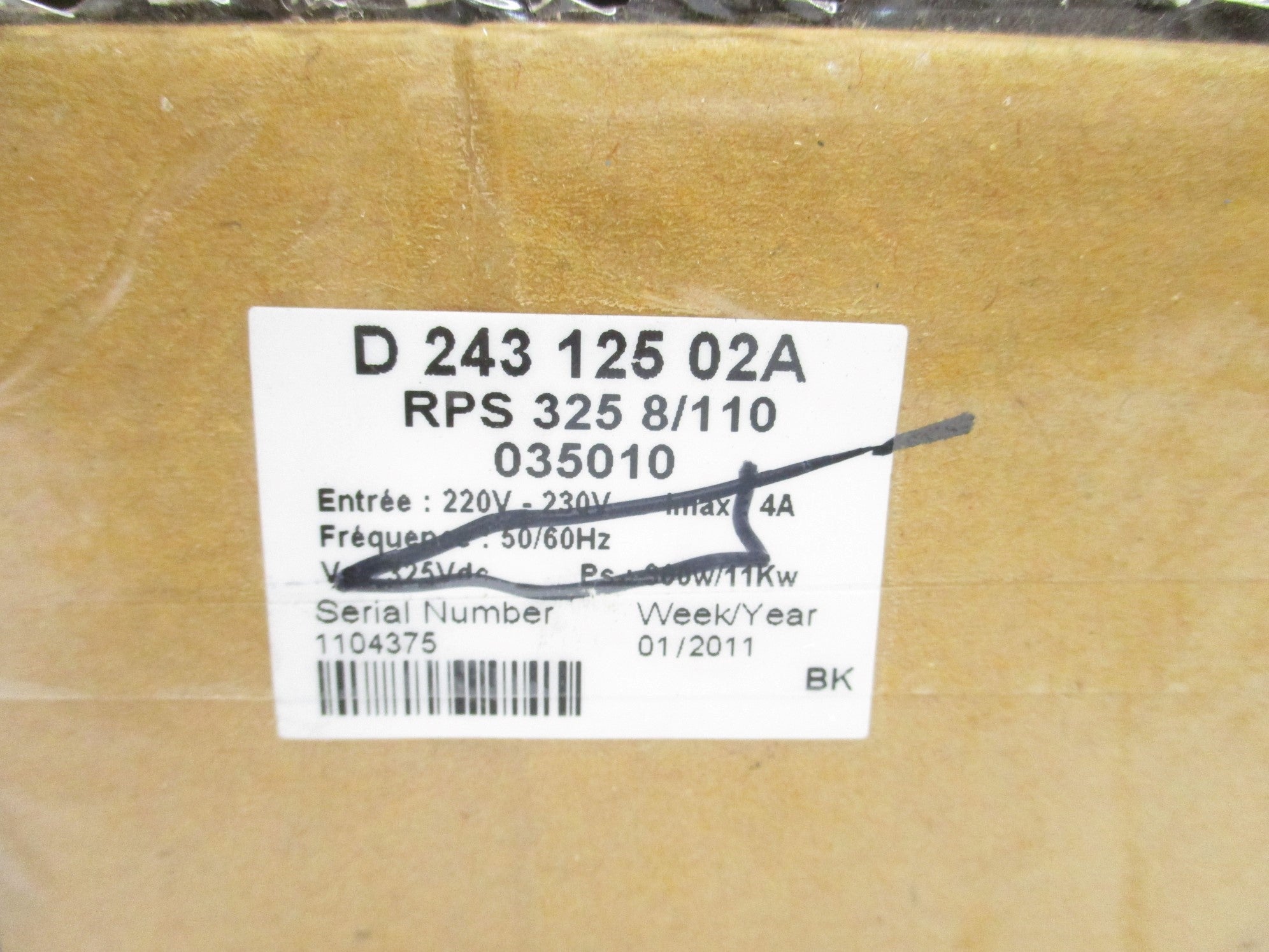 STAUBLI RPS3258/110 NSMP