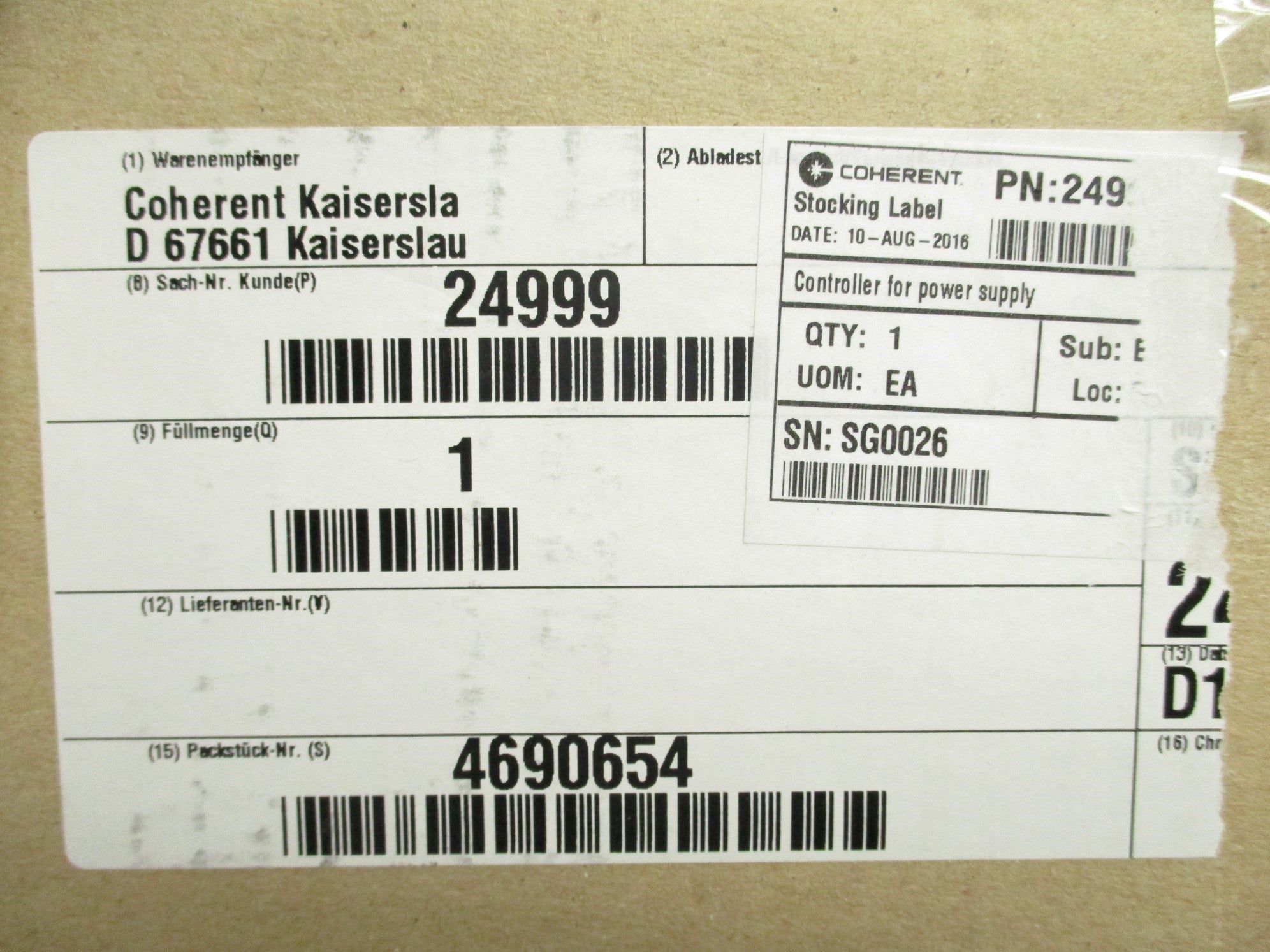 COHERENT 24999 NSMP