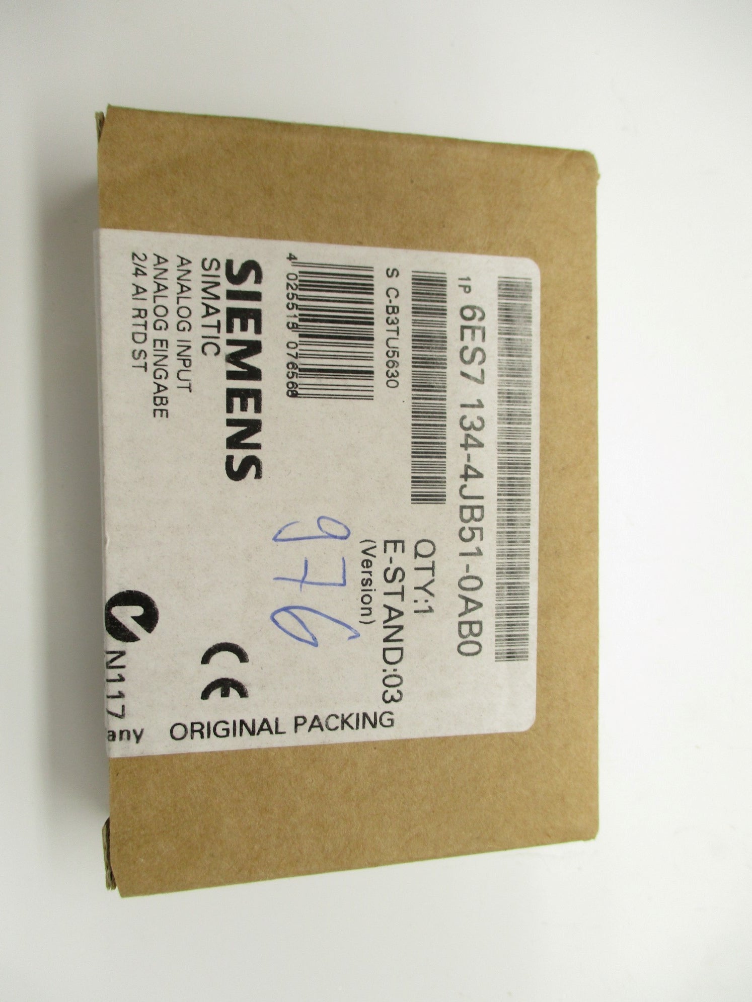 SIEMENS 6ES7134-4JB51-0AB0 NSFS