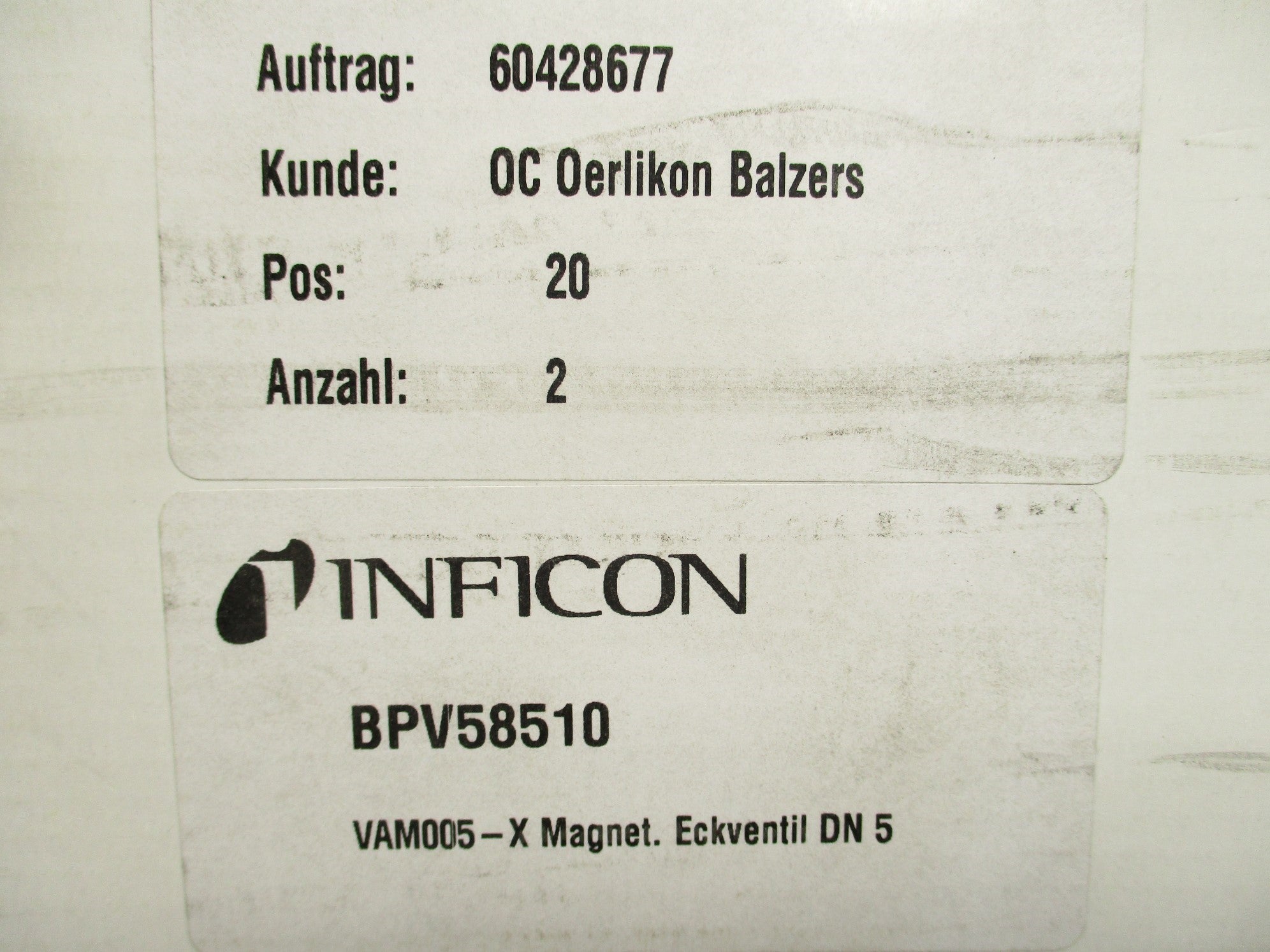 INFICON VAM005-X 24V NSMP