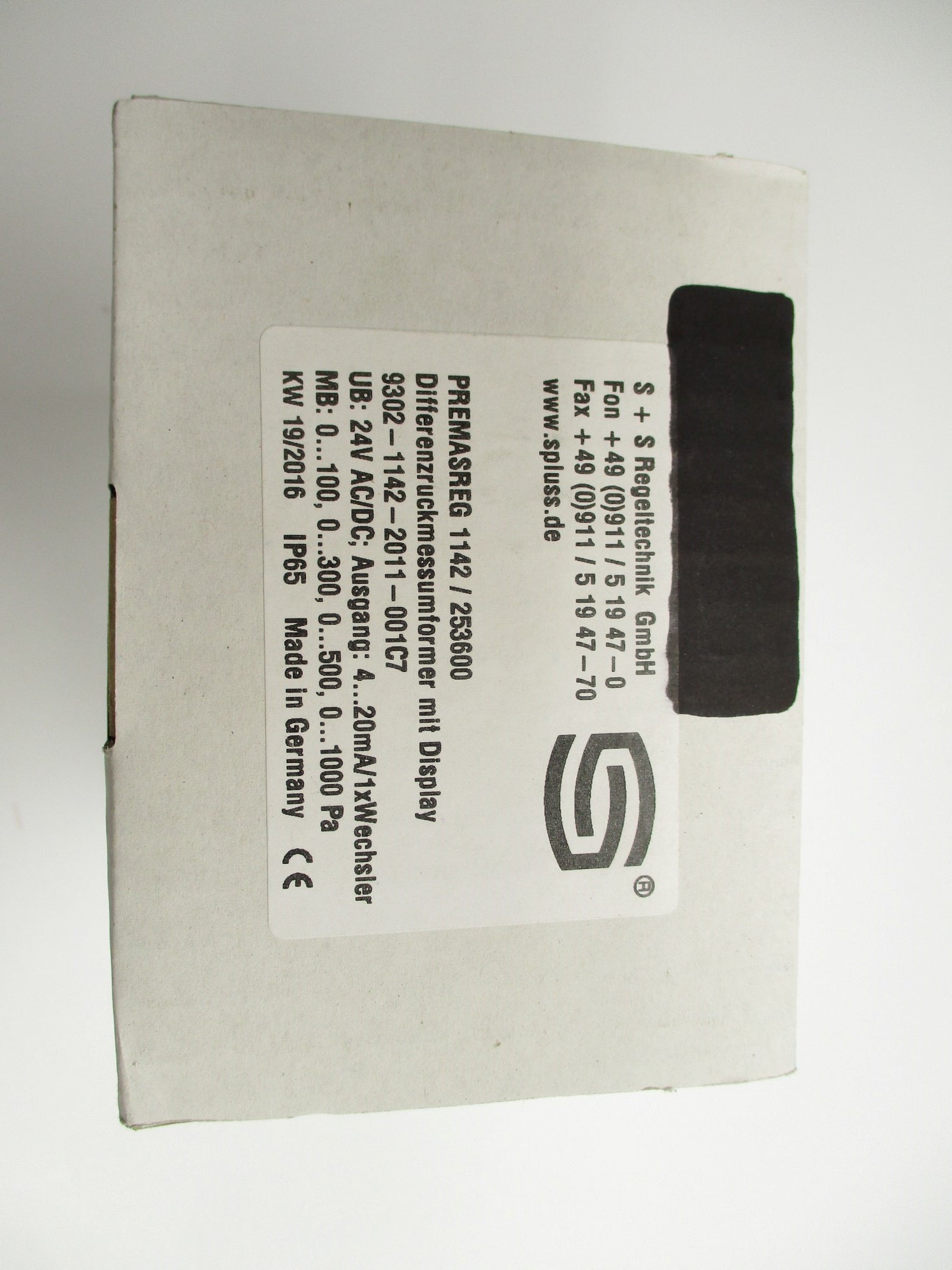 S+S REGELTECHNIK 9302-1142-2011-001C7 NSMP