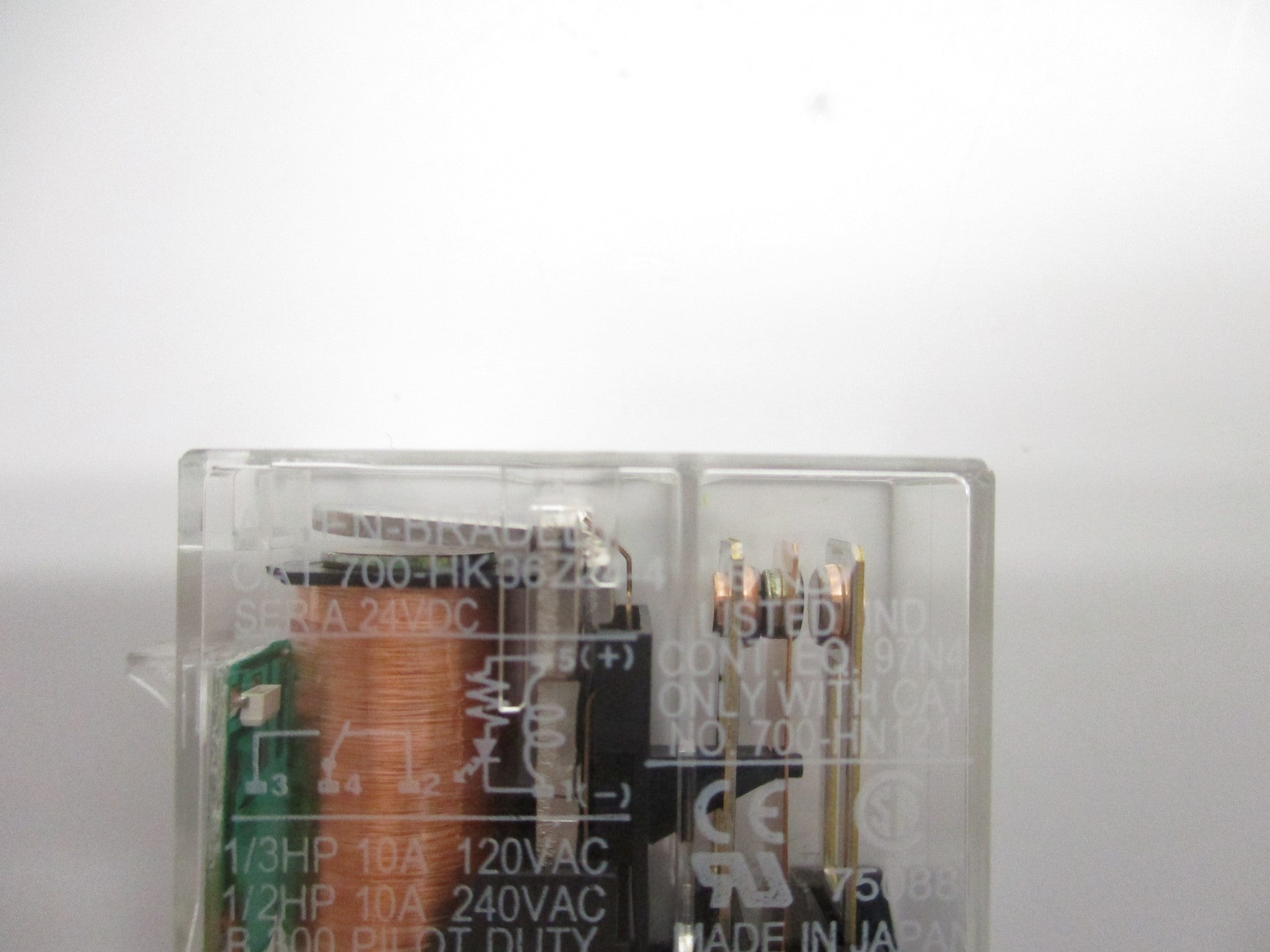 ALLEN BRADLEY 700-HK36Z24-4 SER. A 24VDC 10A (WH) NSMP