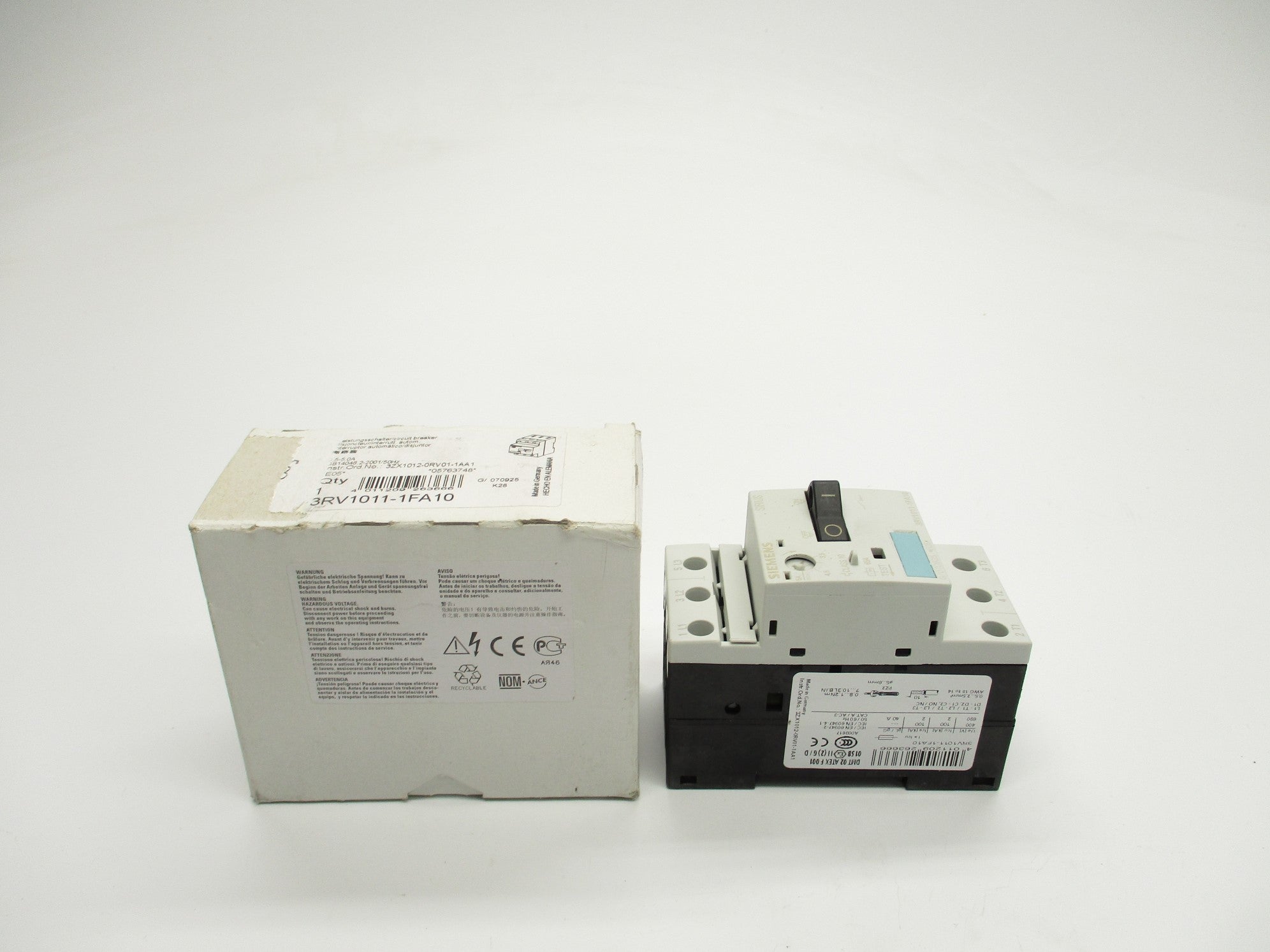 SIEMENS 3RV1011-1FA10 3.5-5.0A 690V NSMP