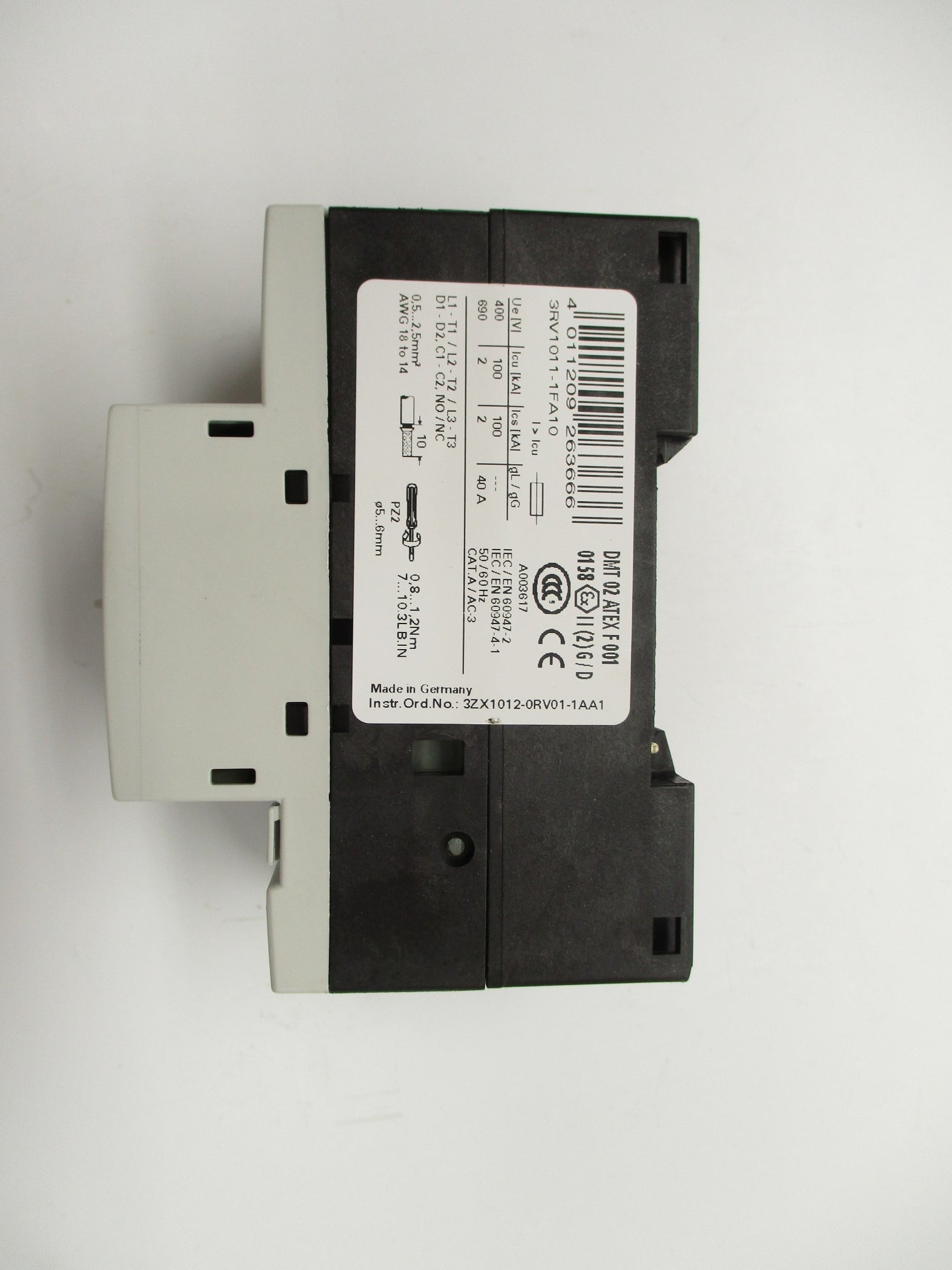 SIEMENS 3RV1011-1FA10 3.5-5.0A 690V NSMP