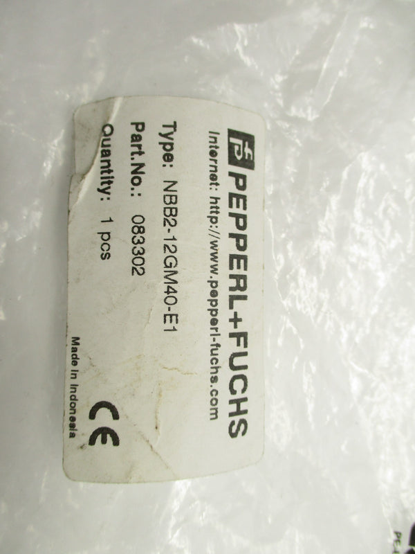 PEPPERL+FUCHS NBB2-12GM40-E1 NSMP