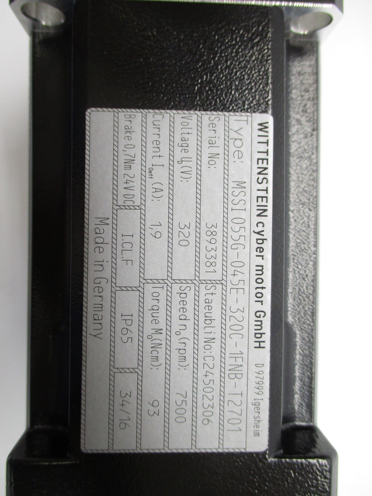WITTENSTEIN MMSI055G-045E-320C-1FNB-T2701 NSMP