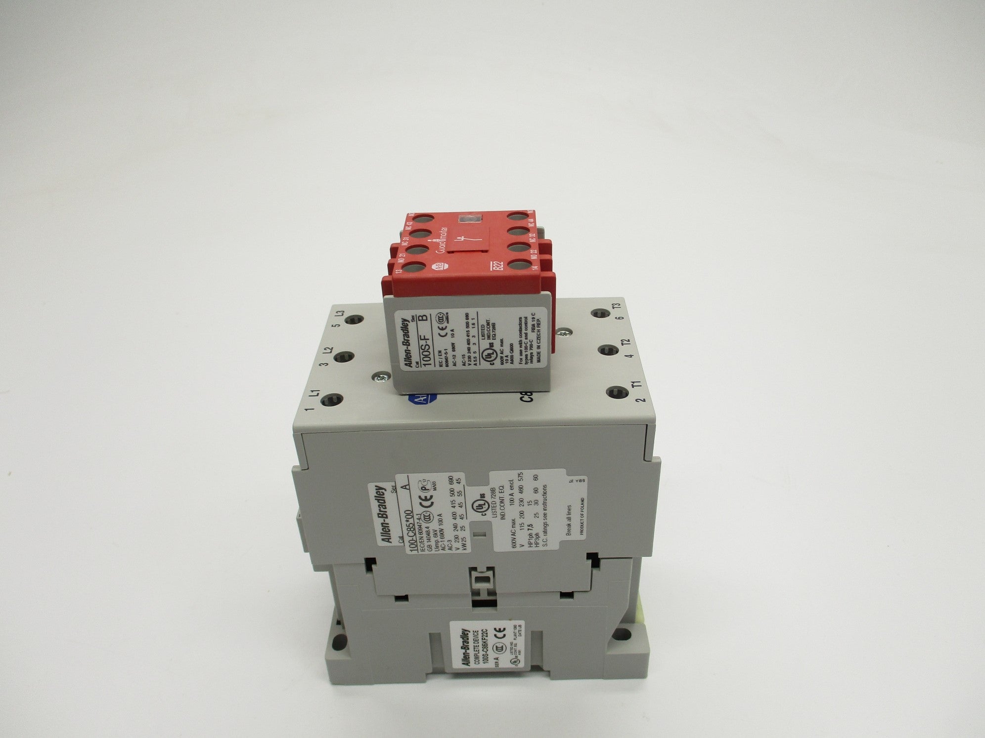 ALLEN BRADLEY 100S-C85KF22C SER. A 230V (BR/WH) NSMP