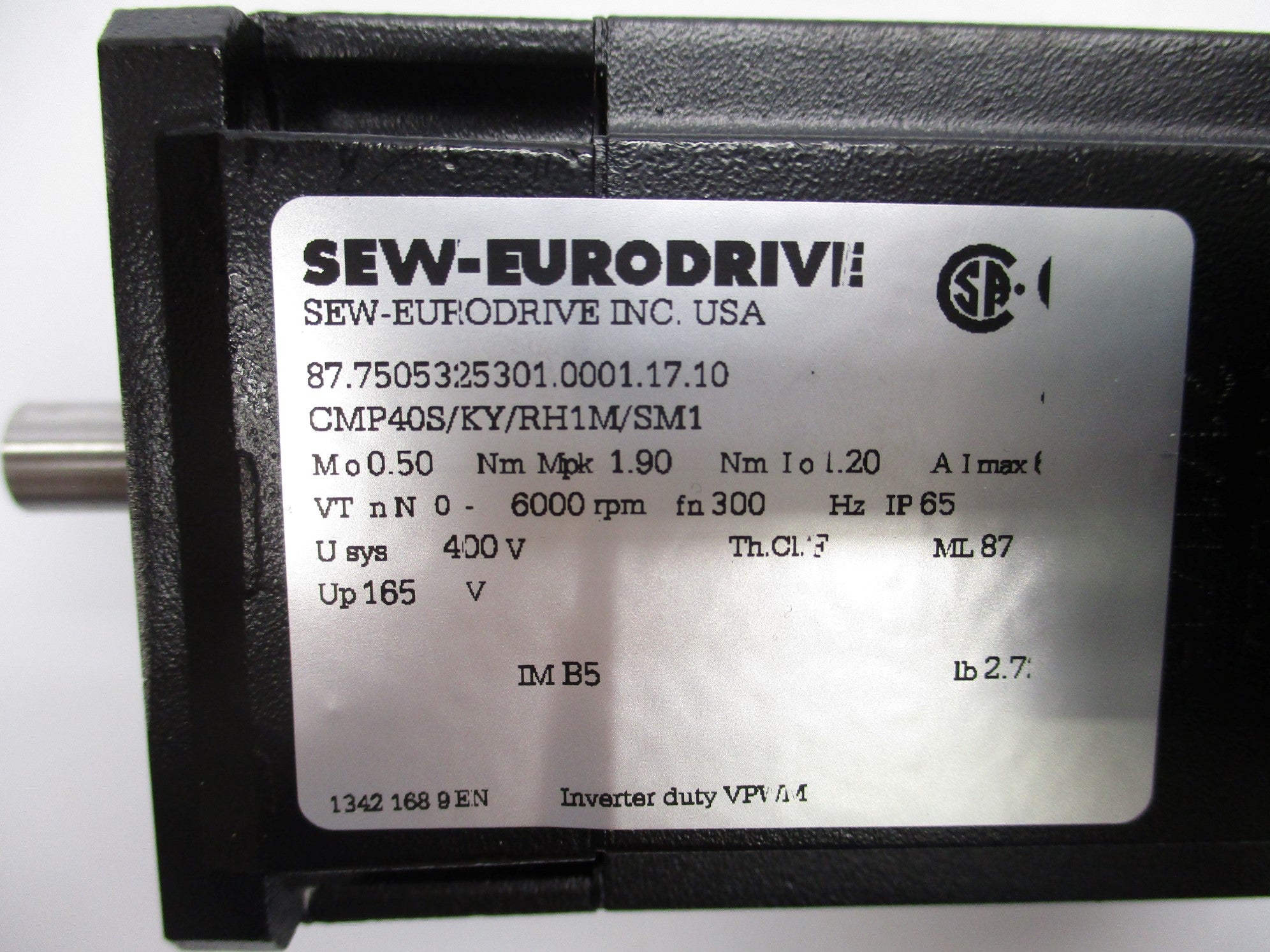 SEW EURODRIVE CMPS40S/KY/RH1M/SM1 UNMP